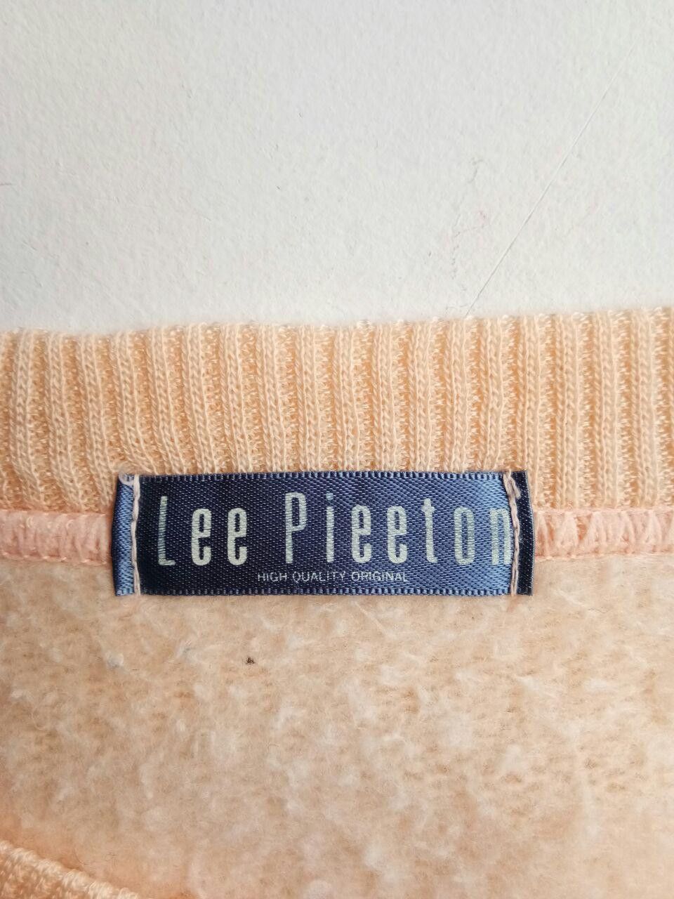 Designer × Lee × Vintage Vintage Lee Pieeton Big Logo Sweatshirt Size US L / EU 52-54 / 3 - 3 Thumbnail