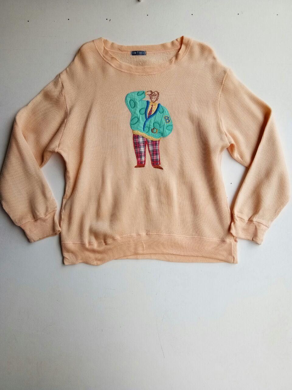 Designer × Lee × Vintage Vintage Lee Pieeton Big Logo Sweatshirt Size US L / EU 52-54 / 3 - 1 Thumbnail