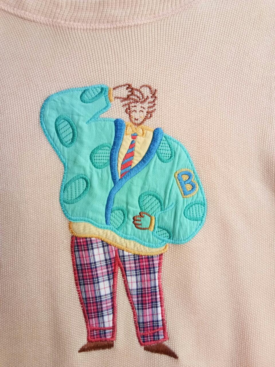 Designer × Lee × Vintage Vintage Lee Pieeton Big Logo Sweatshirt Size US L / EU 52-54 / 3 - 4 Thumbnail