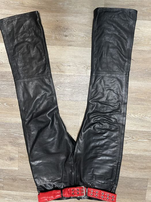 Vlone leather outlet pants