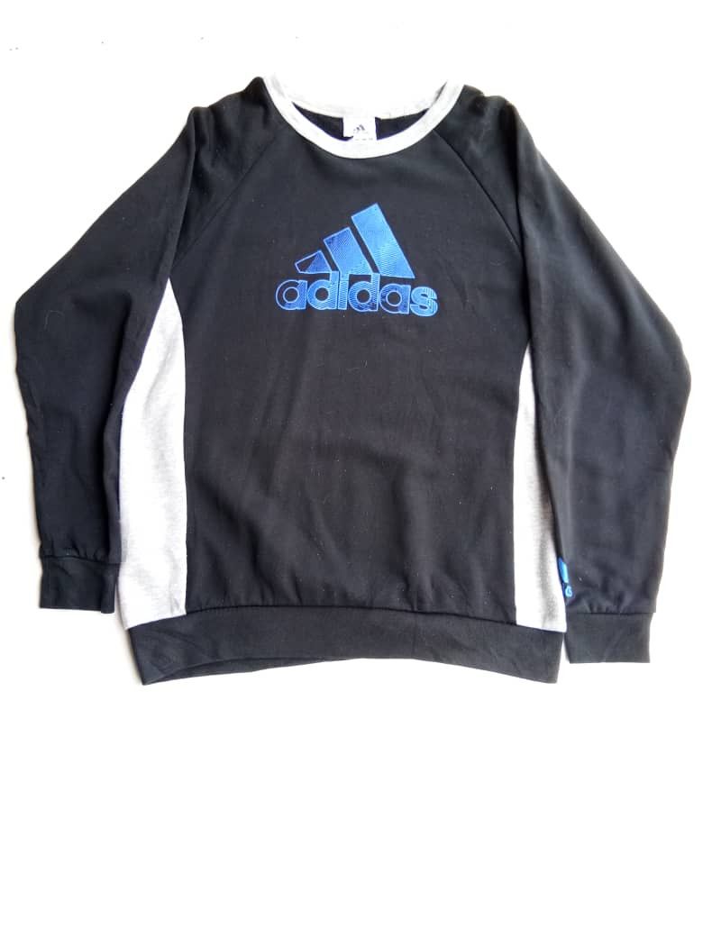 Adidas × Vintage Vintage Big Logo Adidas Sweatshirt Size US M / EU 48-50 / 2 - 2 Thumbnail