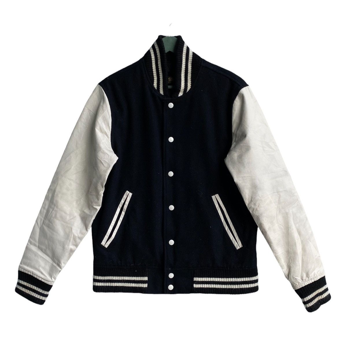 💥 Varsity Jacket Sleeves Pig Leather