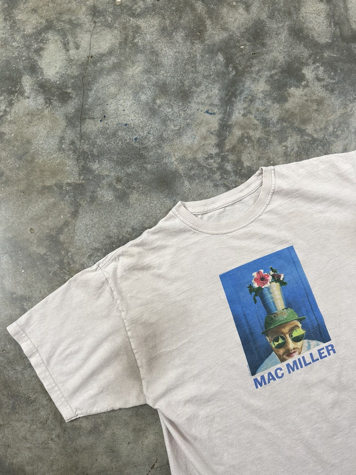 Mac Miller Mac Miller Photo Portrait Album Tour Tee White Sz. XL Size US XL / EU 56 / 4 - 2 Thumbnail