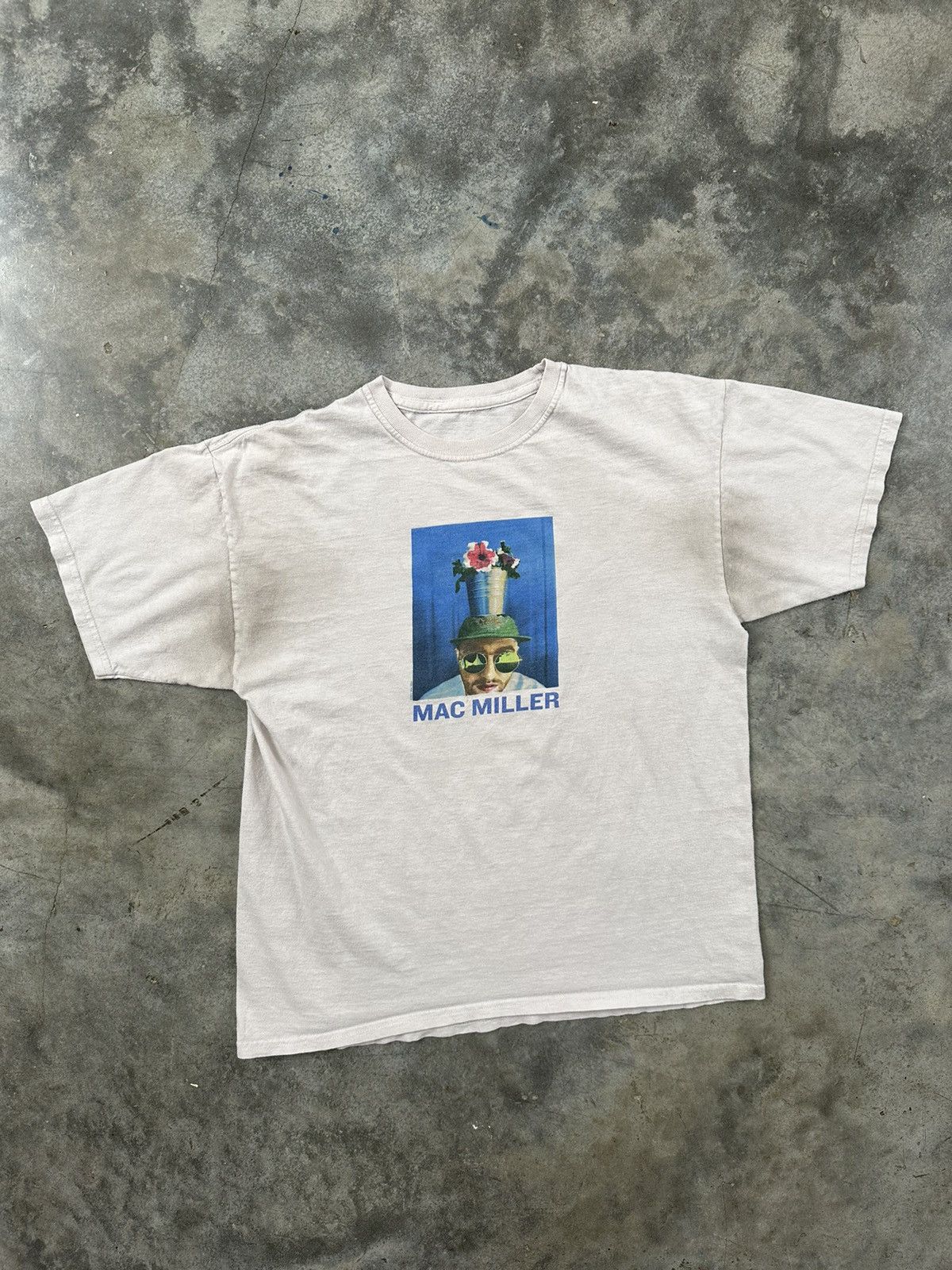 Mac Miller Mac Miller Photo Portrait Album Tour Tee White Sz. XL Size US XL / EU 56 / 4 - 1 Thumbnail