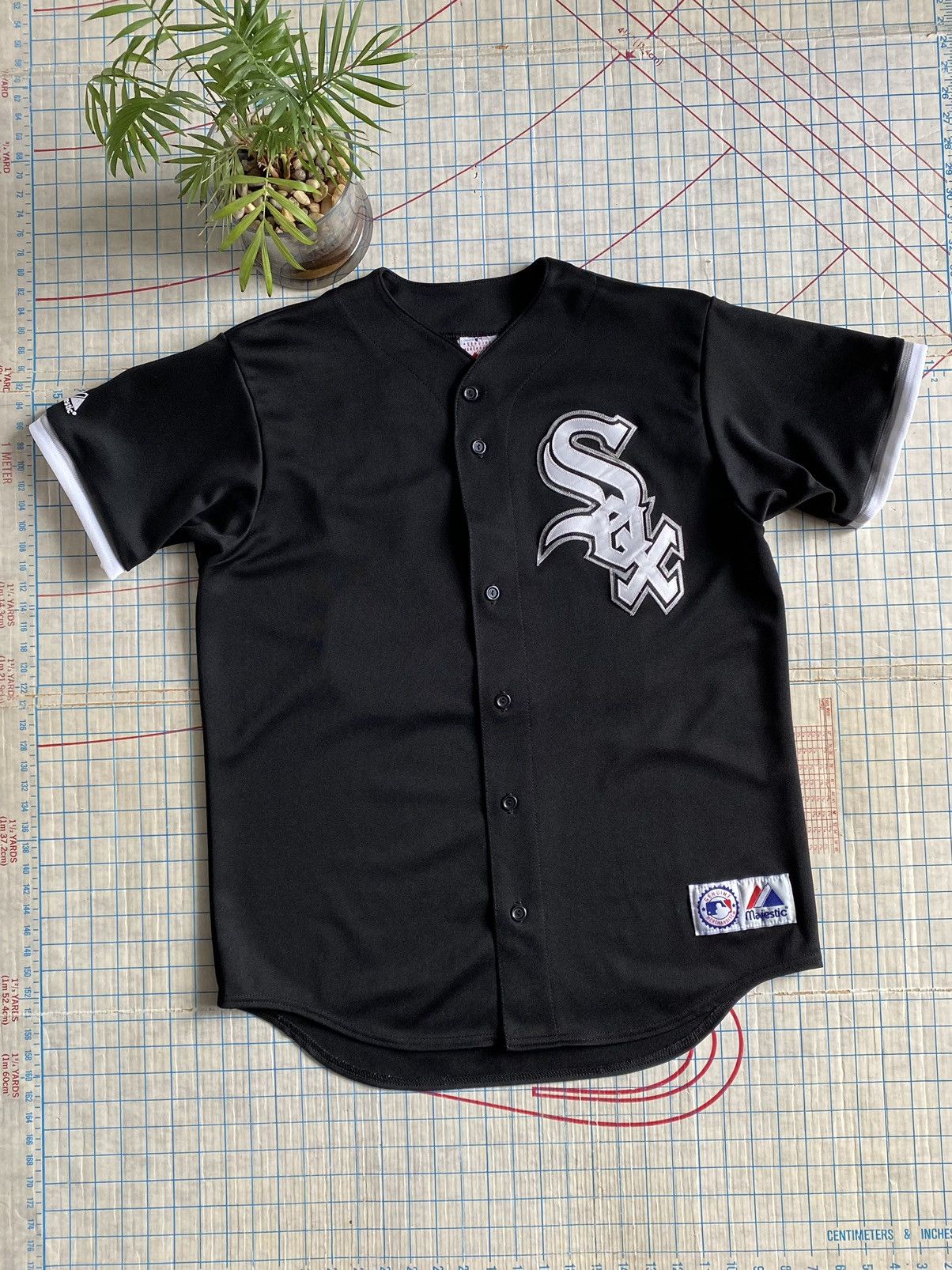 MLB × Majestic × Vintage Majestic Chicago Black Sox’s Jim Thome Jersey Fits Large Size US L / EU 52-54 / 3 - 2 Thumbnail