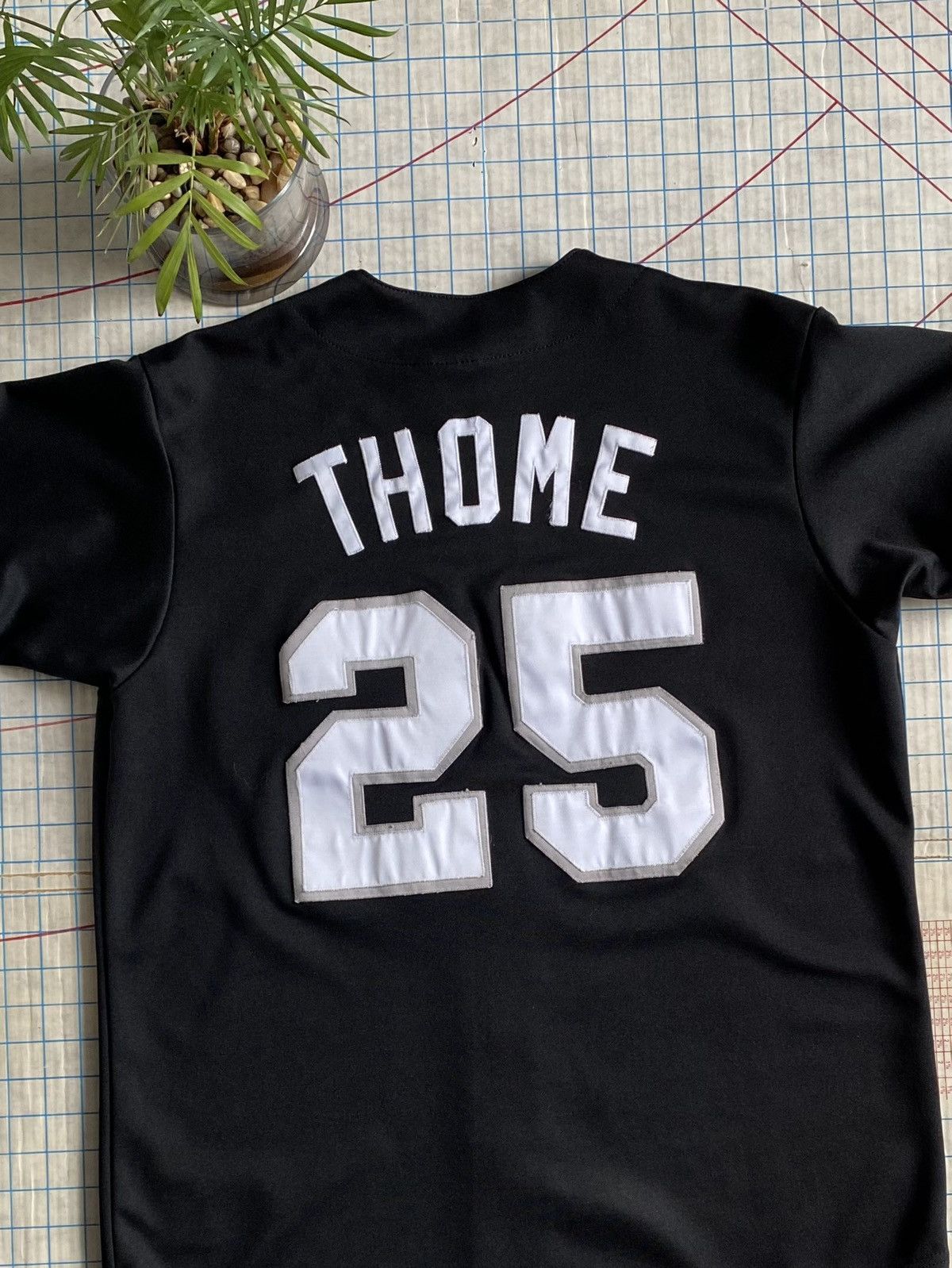 MLB × Majestic × Vintage Majestic Chicago Black Sox’s Jim Thome Jersey Fits Large Size US L / EU 52-54 / 3 - 9 Thumbnail