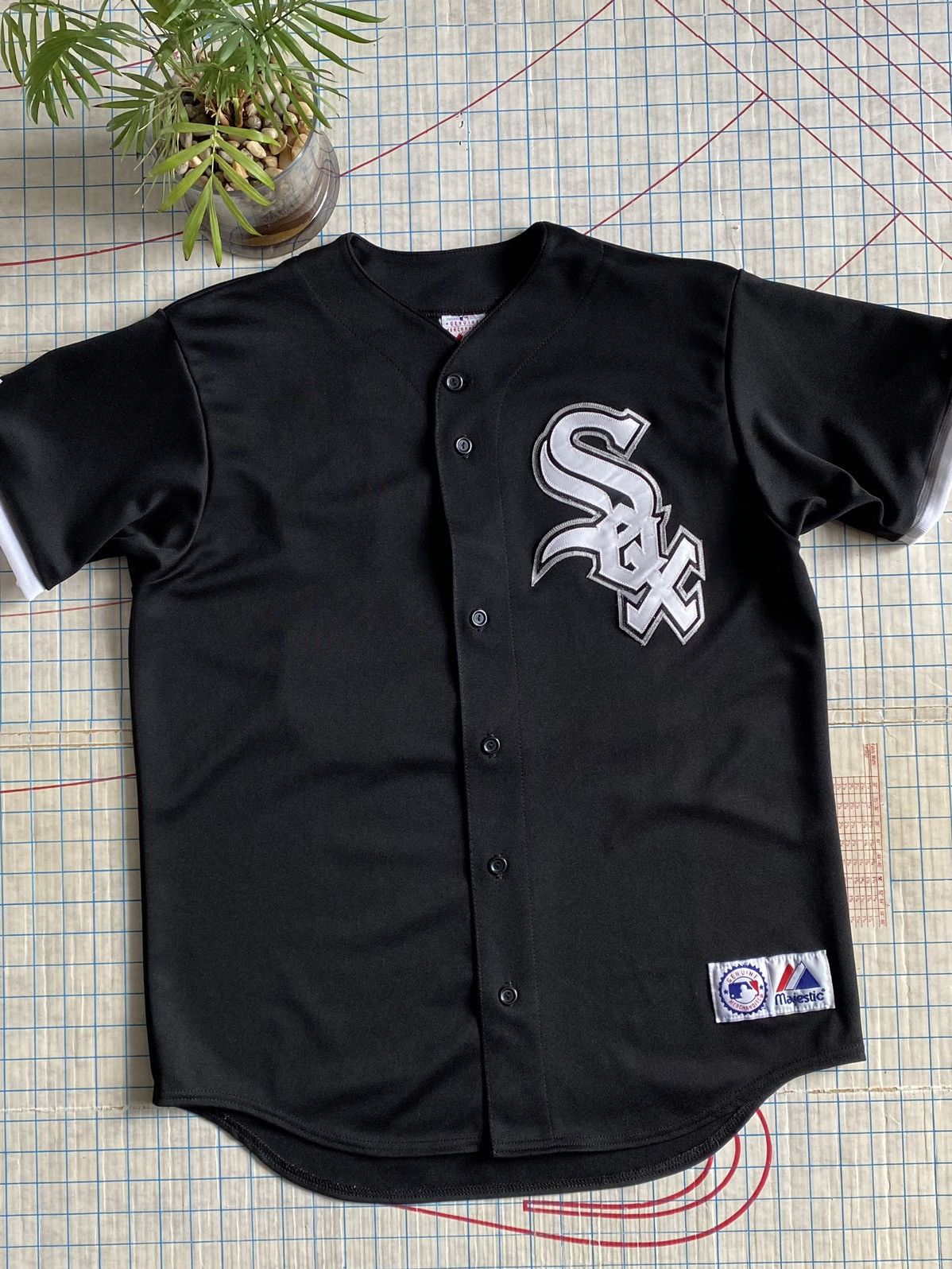 MLB × Majestic × Vintage Majestic Chicago Black Sox’s Jim Thome Jersey Fits Large Size US L / EU 52-54 / 3 - 1 Thumbnail