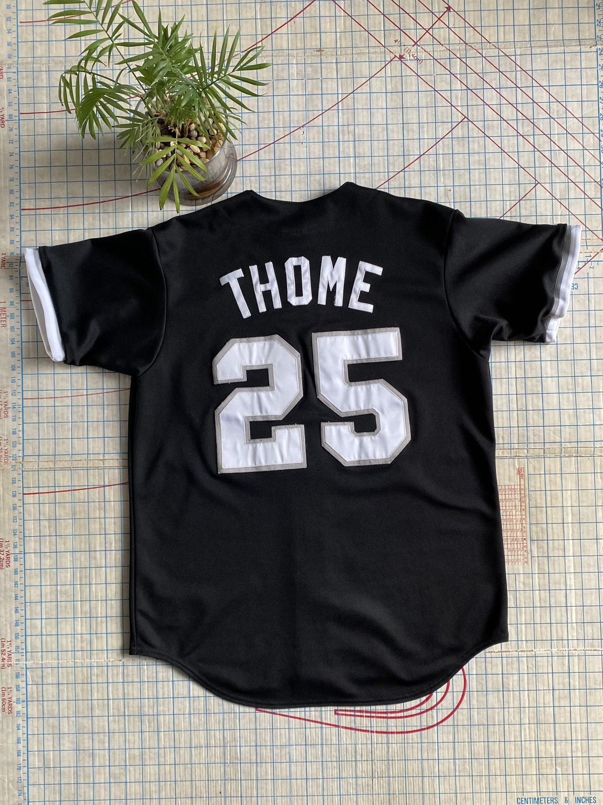 MLB × Majestic × Vintage Majestic Chicago Black Sox’s Jim Thome Jersey Fits Large Size US L / EU 52-54 / 3 - 8 Thumbnail