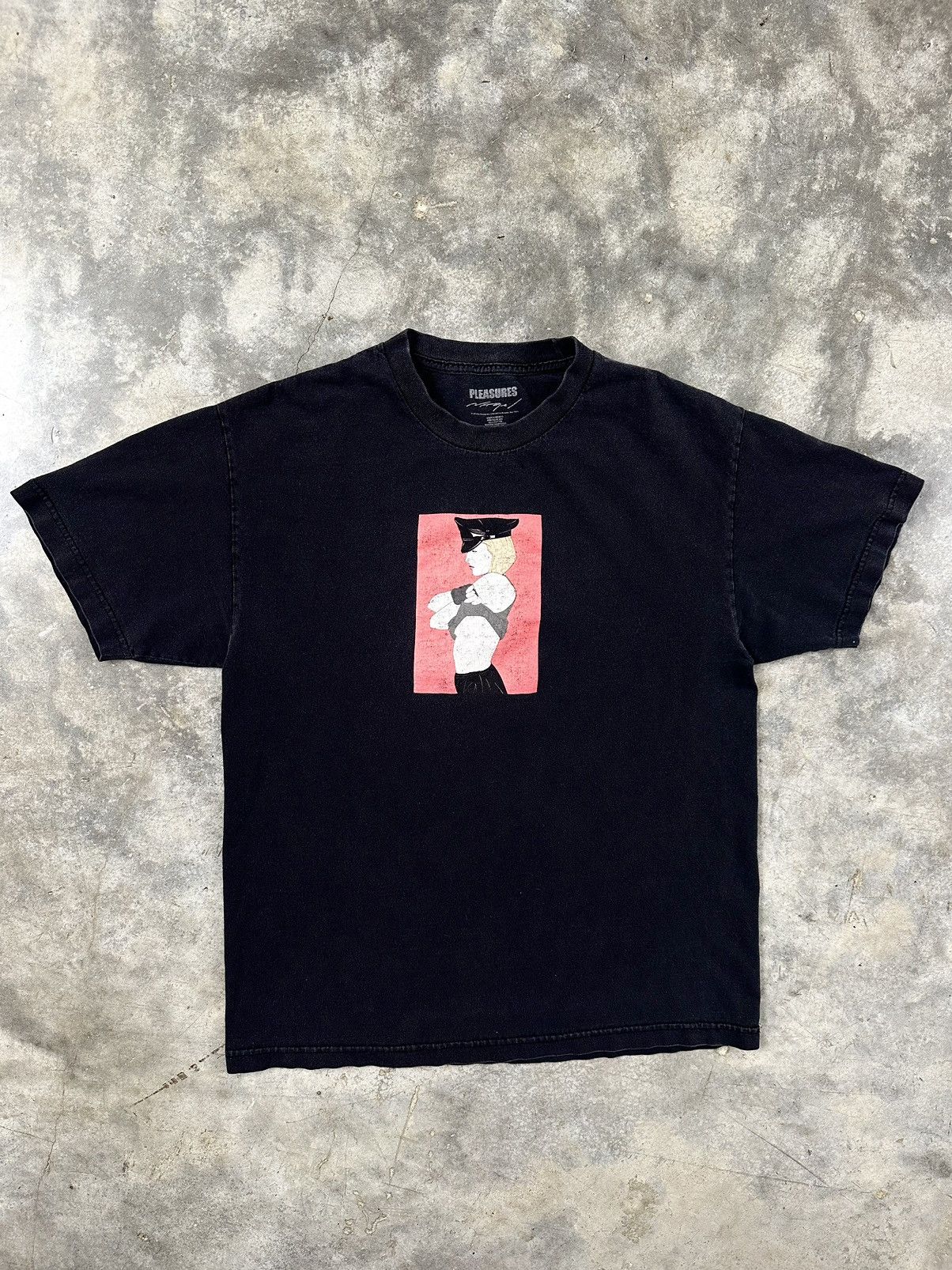 2017 Pleasures x Patrick Nagel Graphic Art Tee Sz. Large