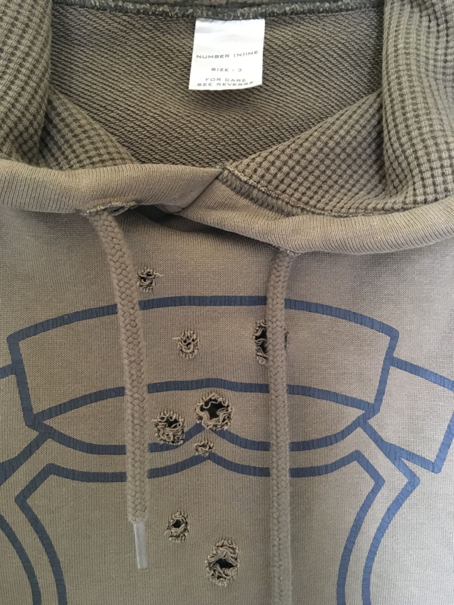 Number (N)ine Number (N)ine ss02 Destroyed Hoodie | Grailed