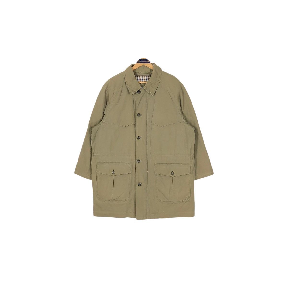 Aquascutum Vintage Aquascutum Of London Button Up Parka Size US XL / EU 56 / 4 - 2 Thumbnail
