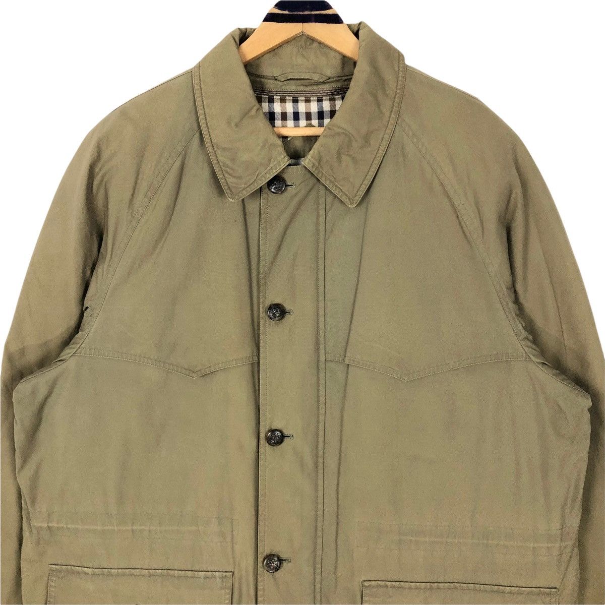 Aquascutum Vintage Aquascutum Of London Button Up Parka Size US XL / EU 56 / 4 - 3 Thumbnail
