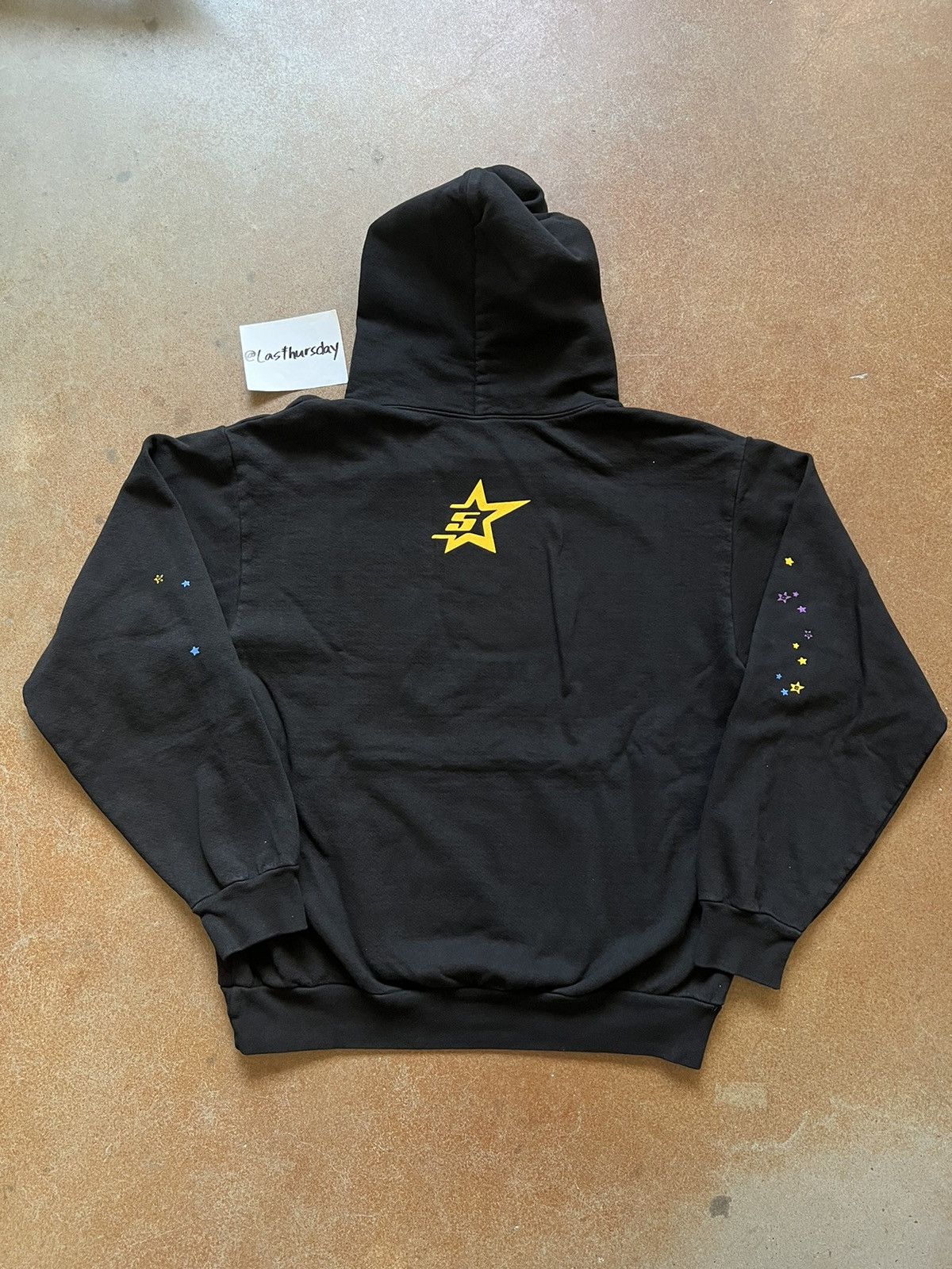 Spider Worldwide × Young Thug Sp5der P*NK Hoodie Black Large