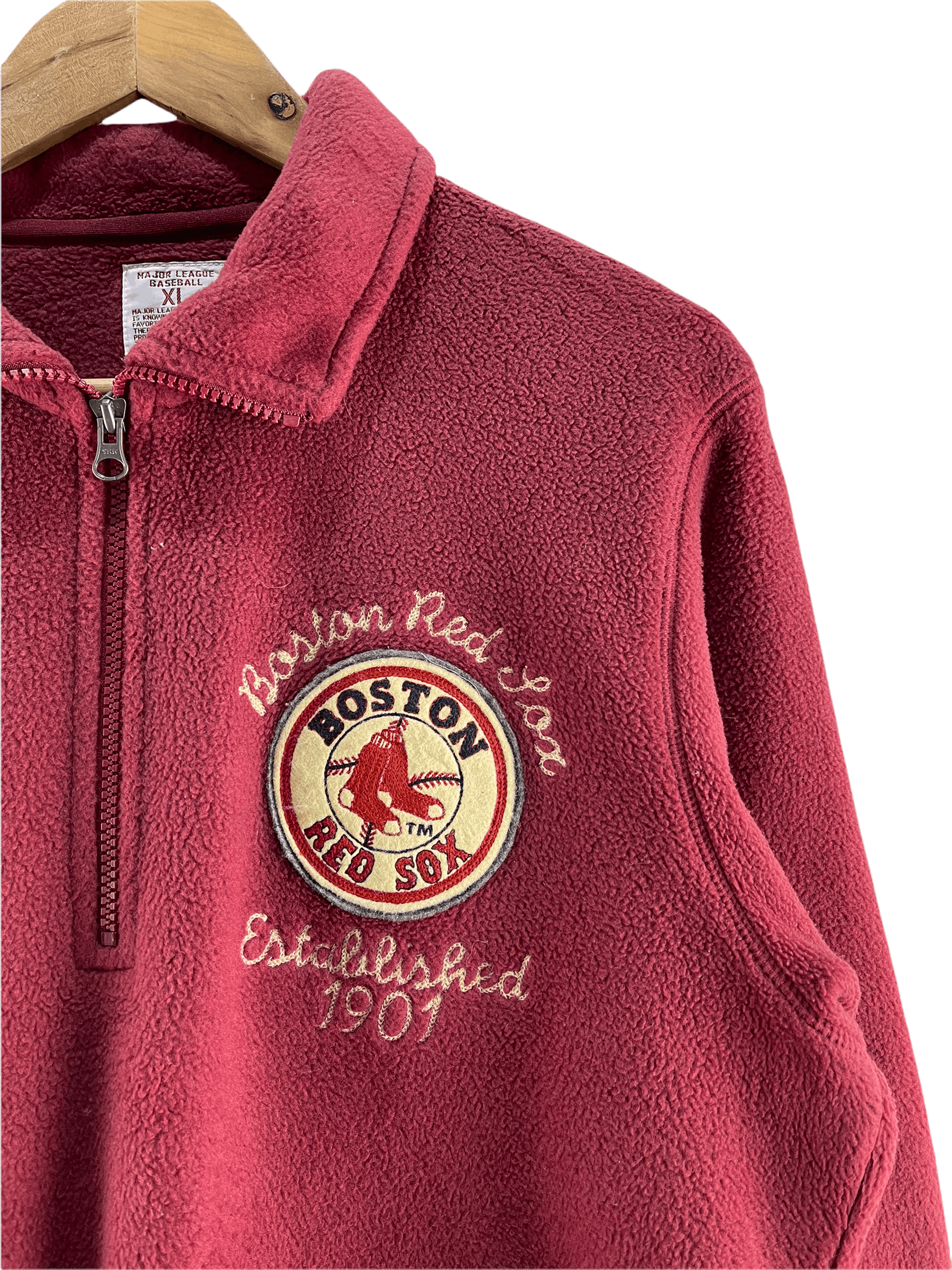 MLB Boston Red Sox Major League Baseball Fleece Jacket Size US L / EU 52-54 / 3 - 8 Thumbnail