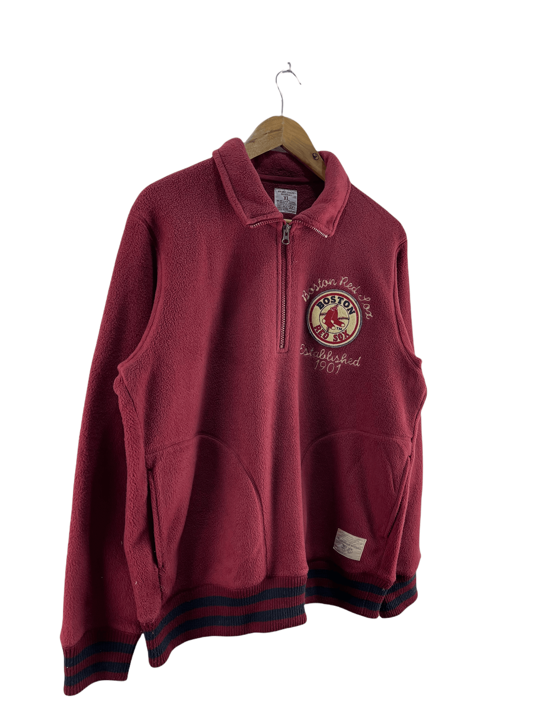 MLB Boston Red Sox Major League Baseball Fleece Jacket Size US L / EU 52-54 / 3 - 3 Thumbnail