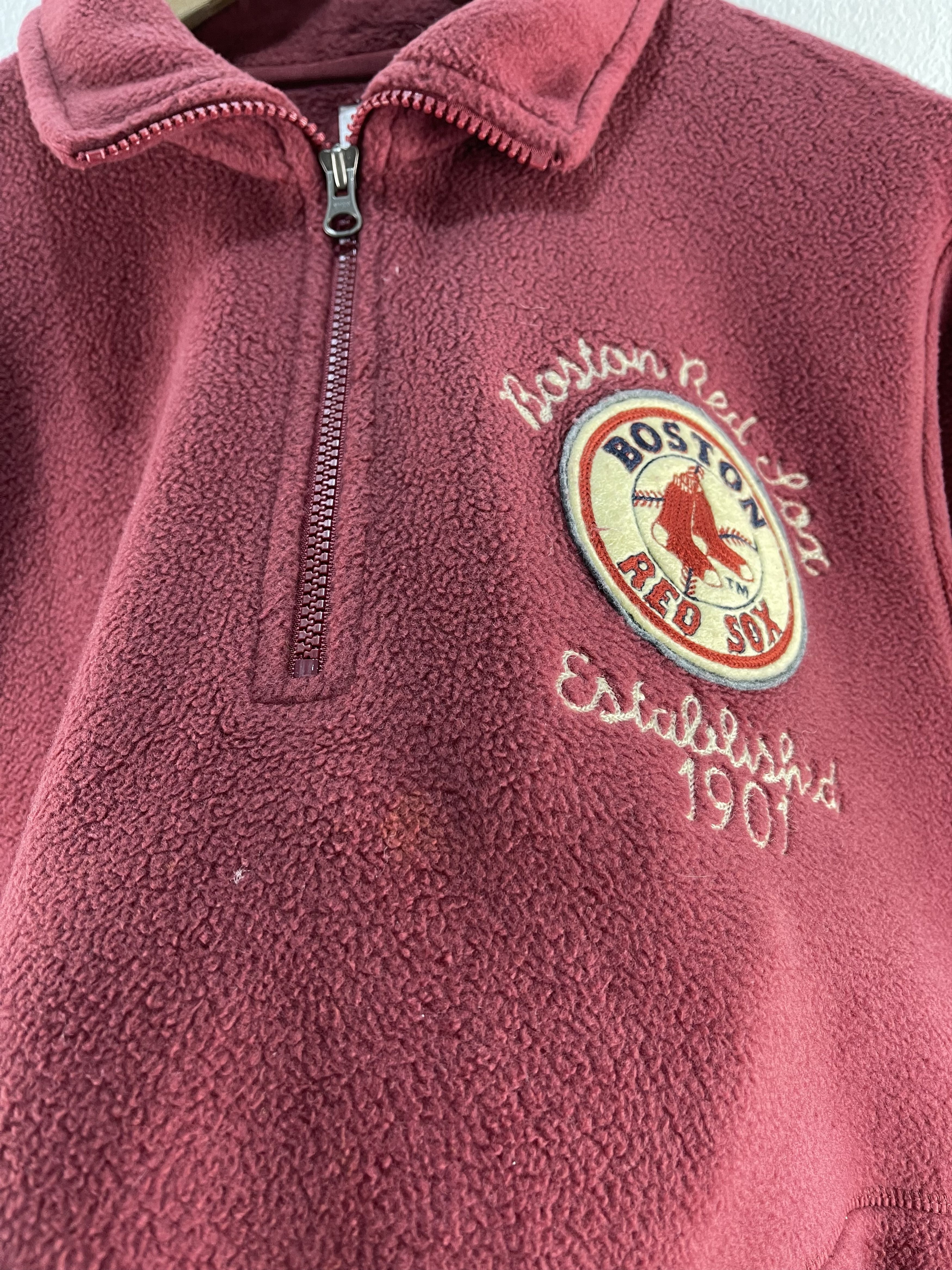 MLB Boston Red Sox Major League Baseball Fleece Jacket Size US L / EU 52-54 / 3 - 10 Thumbnail