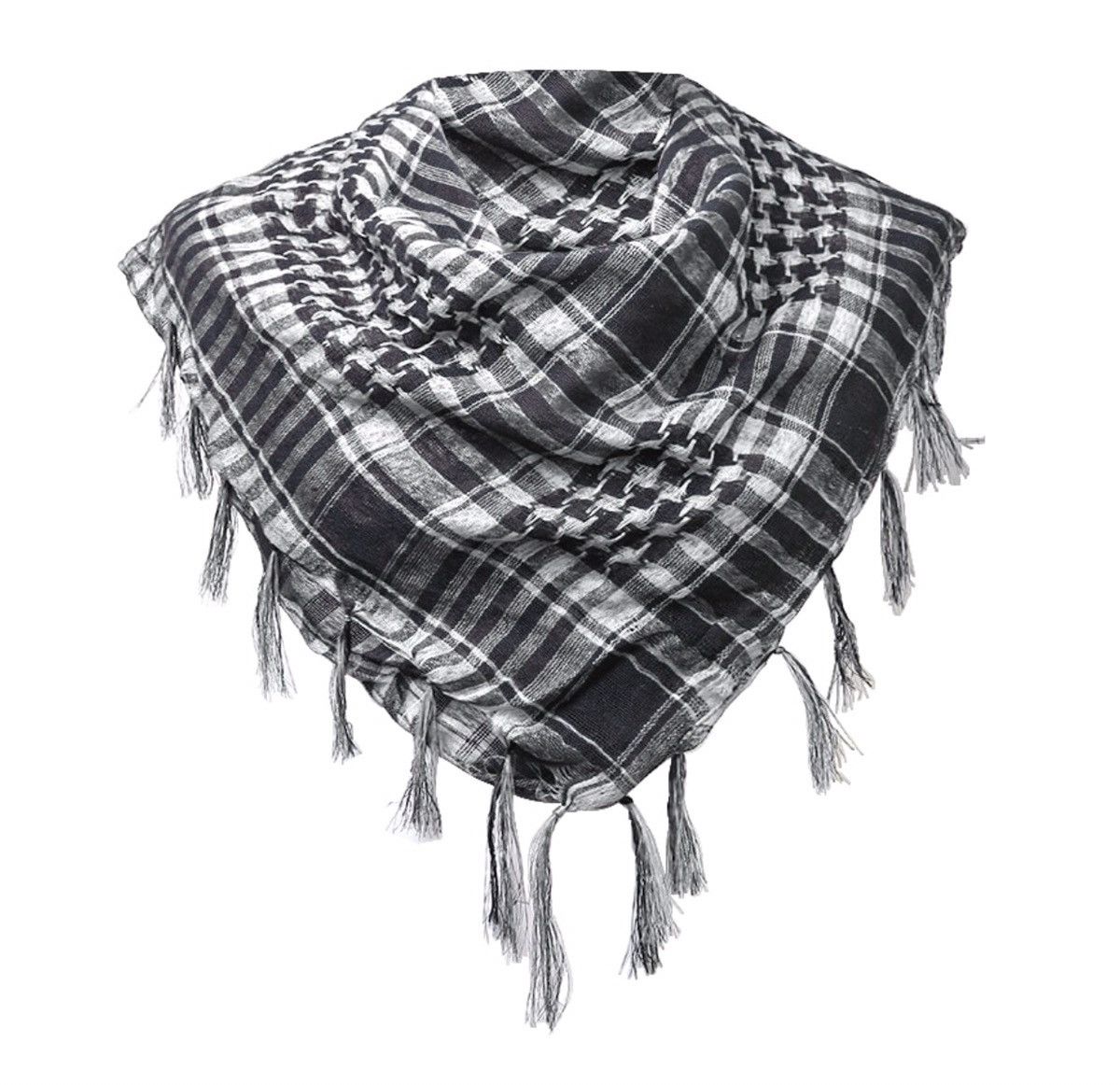 Japanese Brand YEAT Style Plaid Turban Scarf | Grailed