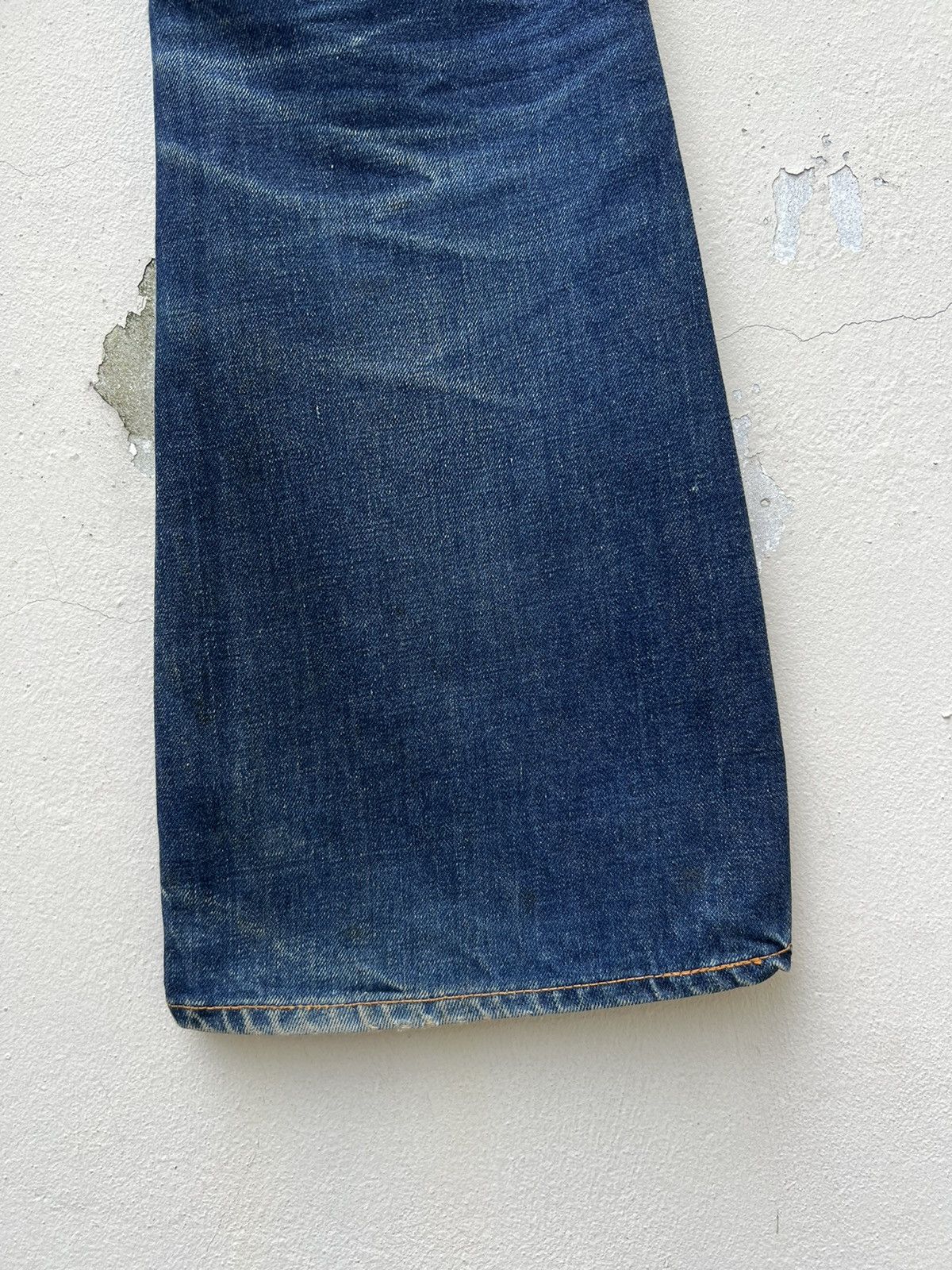 Vintage Super Flare Vintage 70s Bivason Dirty Mud Denim Jeans Size US 30 / EU 46 - 16 Thumbnail