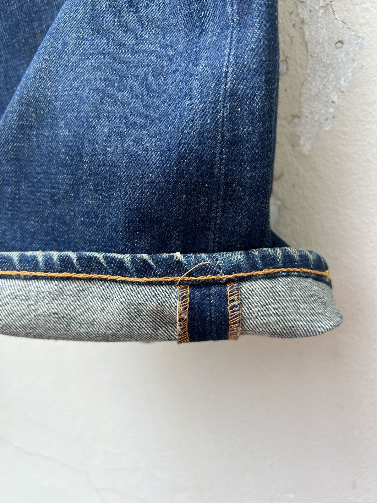Vintage Super Flare Vintage 70s Bivason Dirty Mud Denim Jeans Size US 30 / EU 46 - 9 Thumbnail