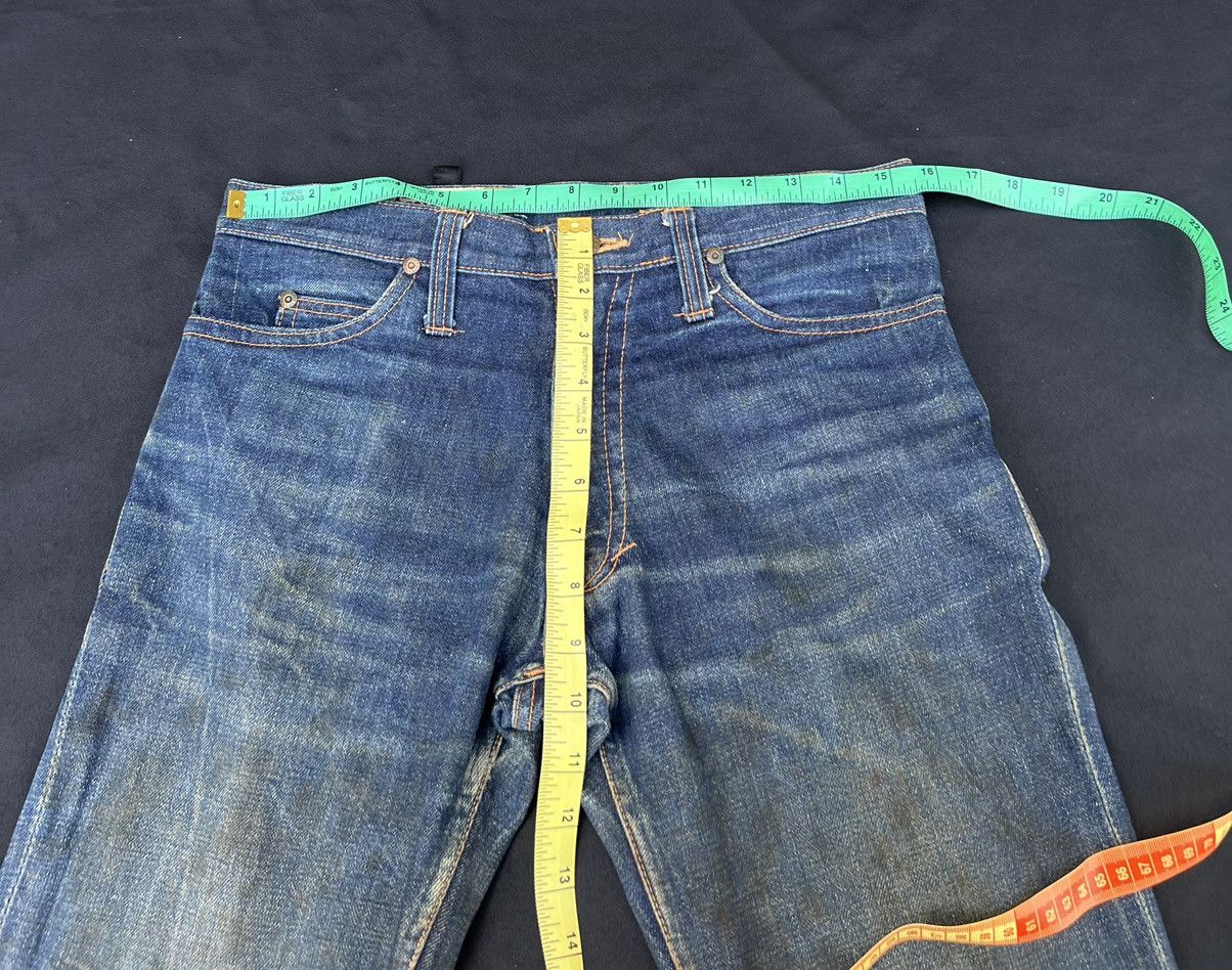 Vintage Super Flare Vintage 70s Bivason Dirty Mud Denim Jeans Size US 30 / EU 46 - 21 Thumbnail