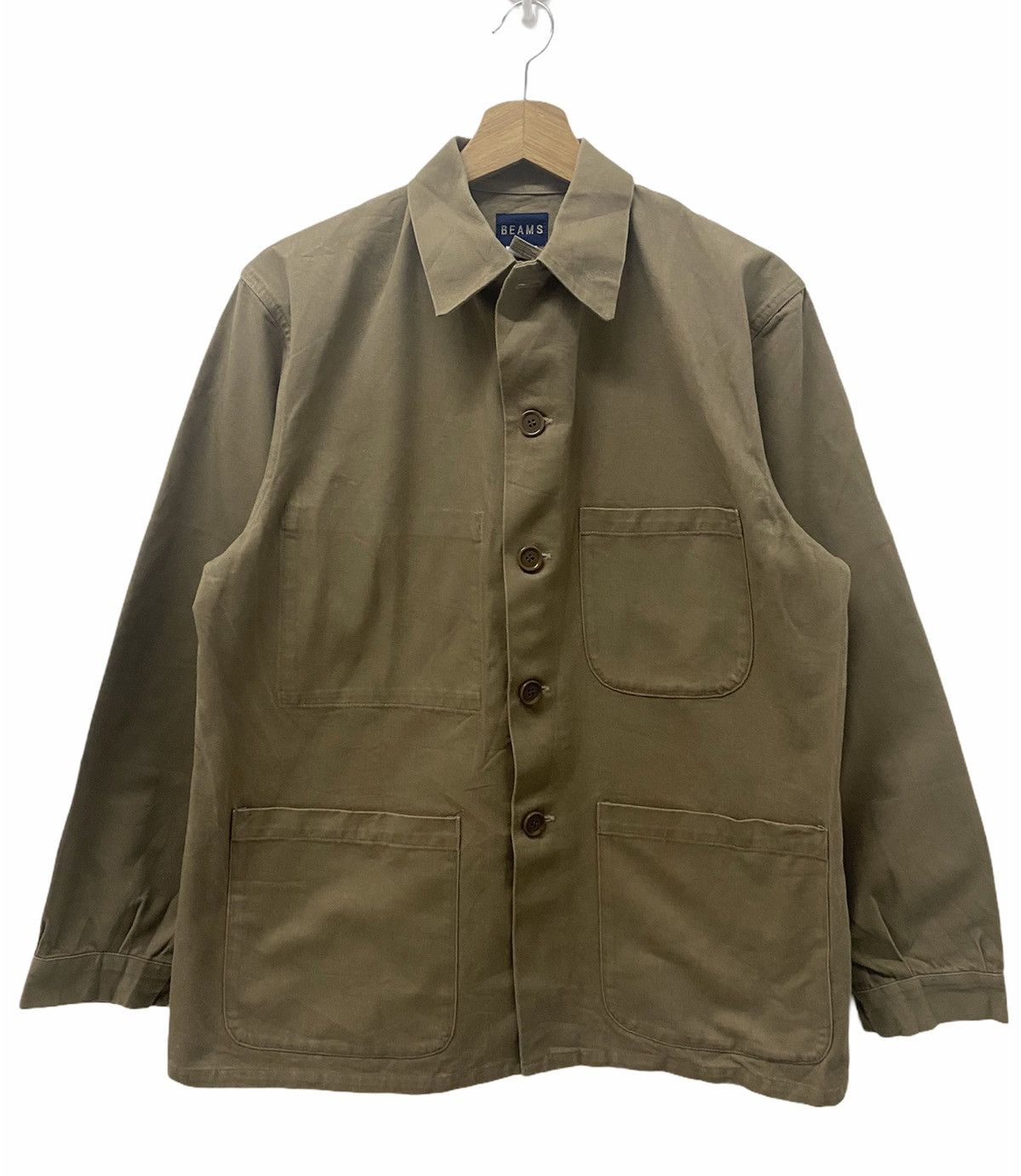 Beams Multi Pocket Button Up Workshirt