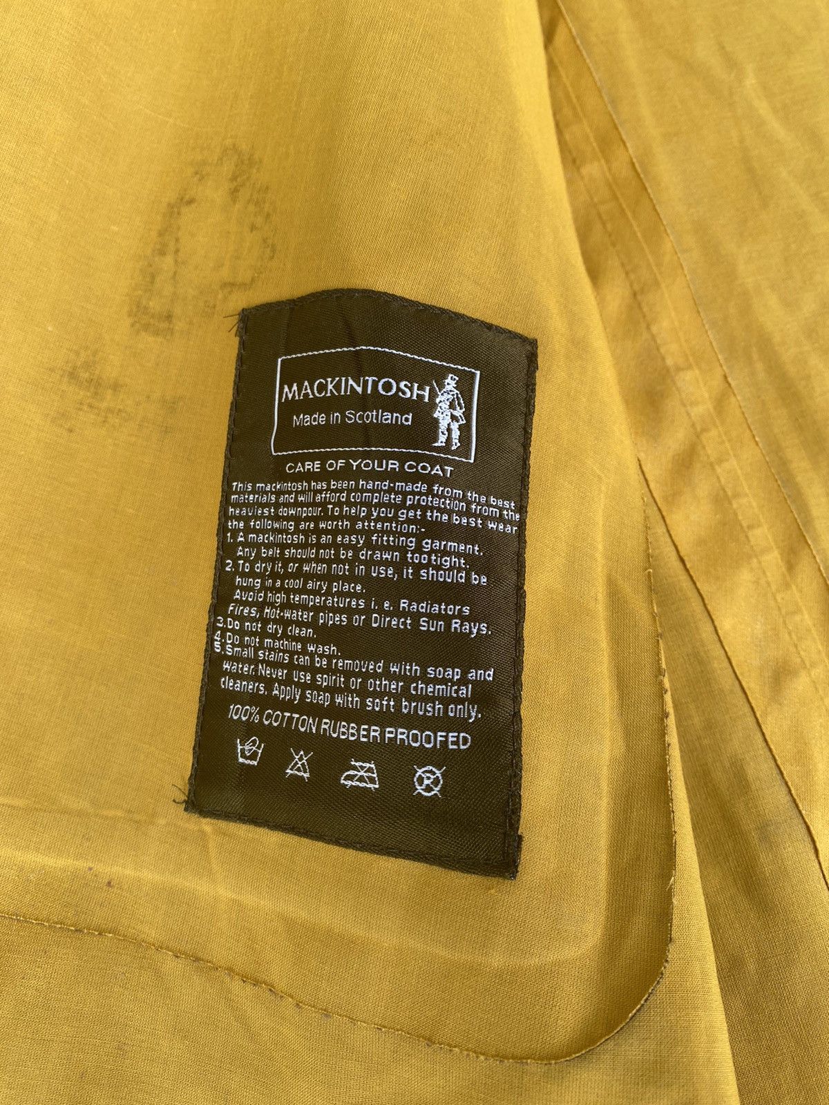 Mackintosh × Vintage Mackintosh Rubber Proofed Long Coat Size M Size US M / EU 48-50 / 2 - 5 Thumbnail