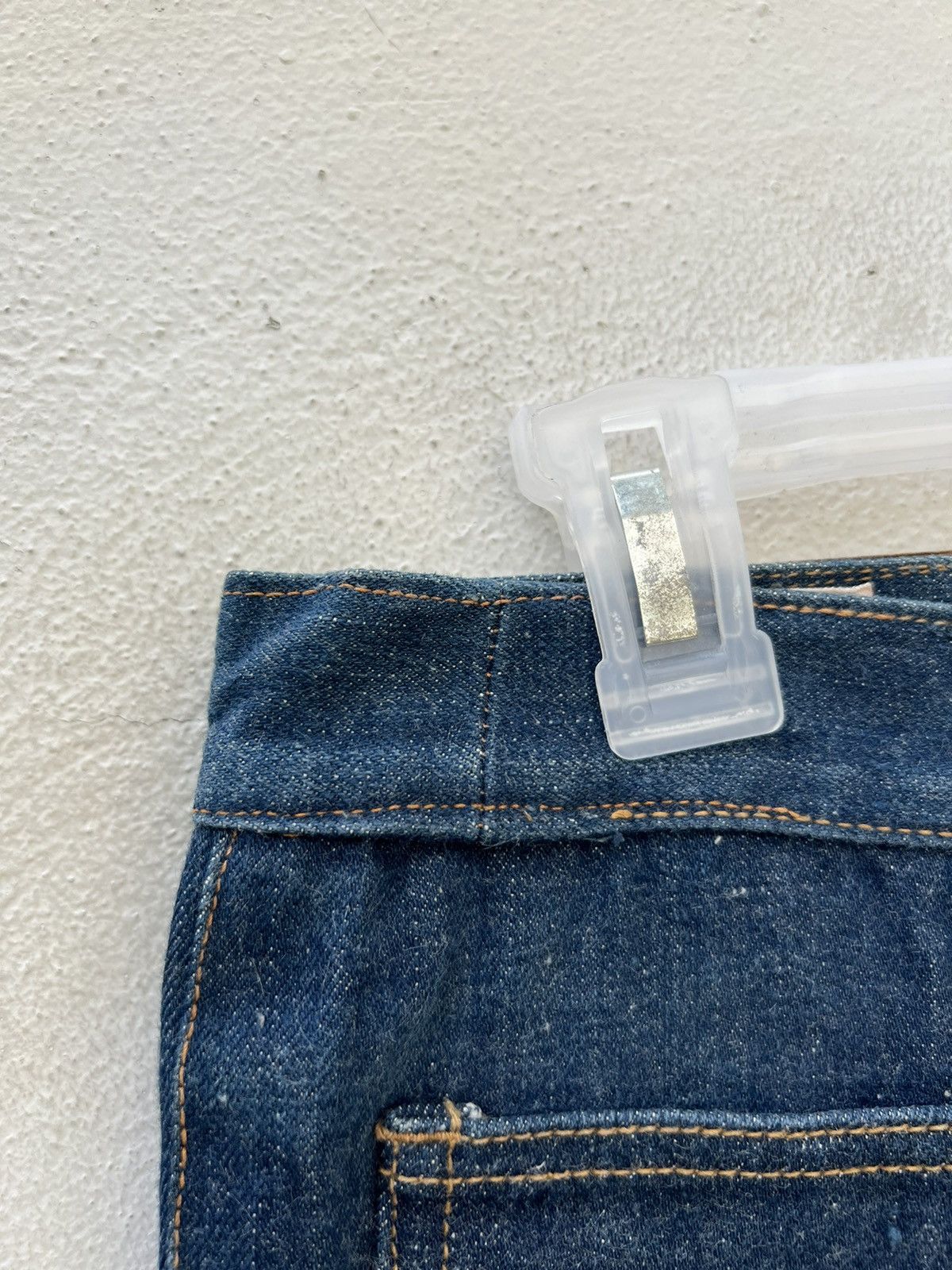 Vintage Super Flare VTG 70s Canton X-West Sun Fade Blue Denim Jeans Size US 31 - 3 Thumbnail