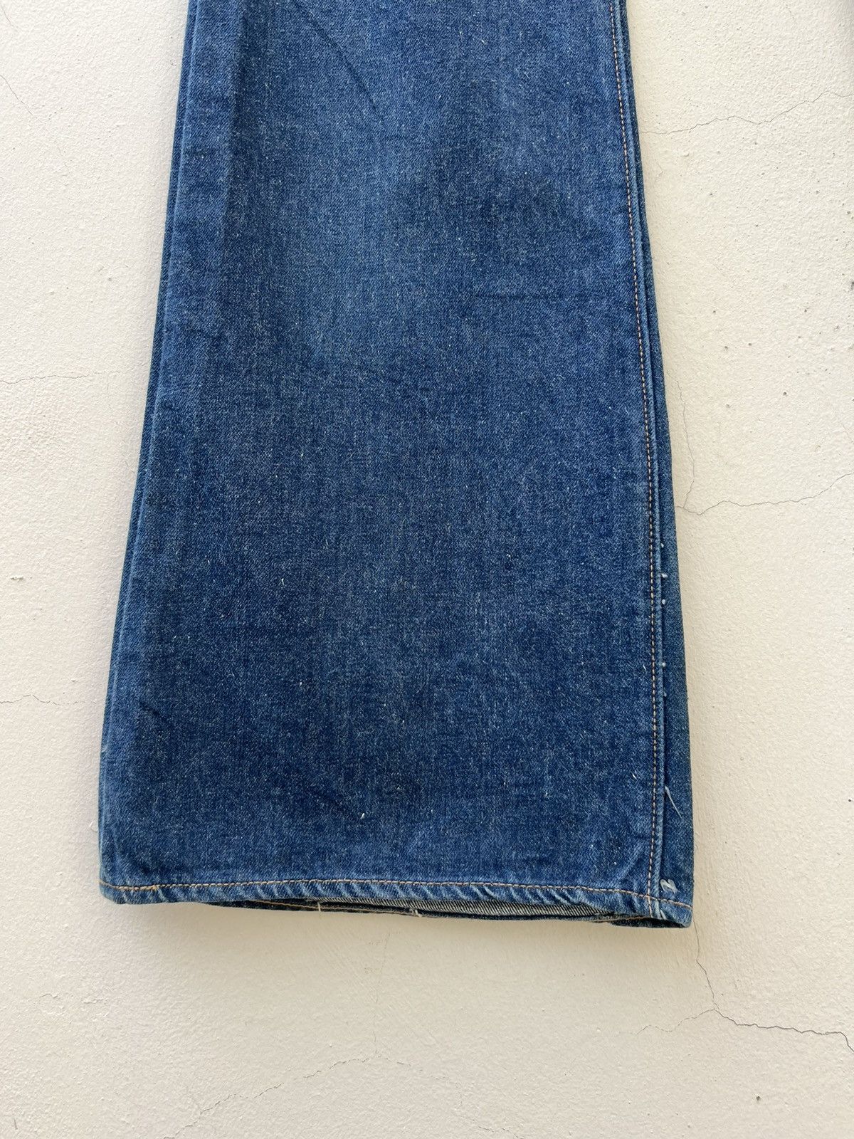 Vintage Super Flare VTG 70s Canton X-West Sun Fade Blue Denim Jeans Size US 31 - 6 Thumbnail