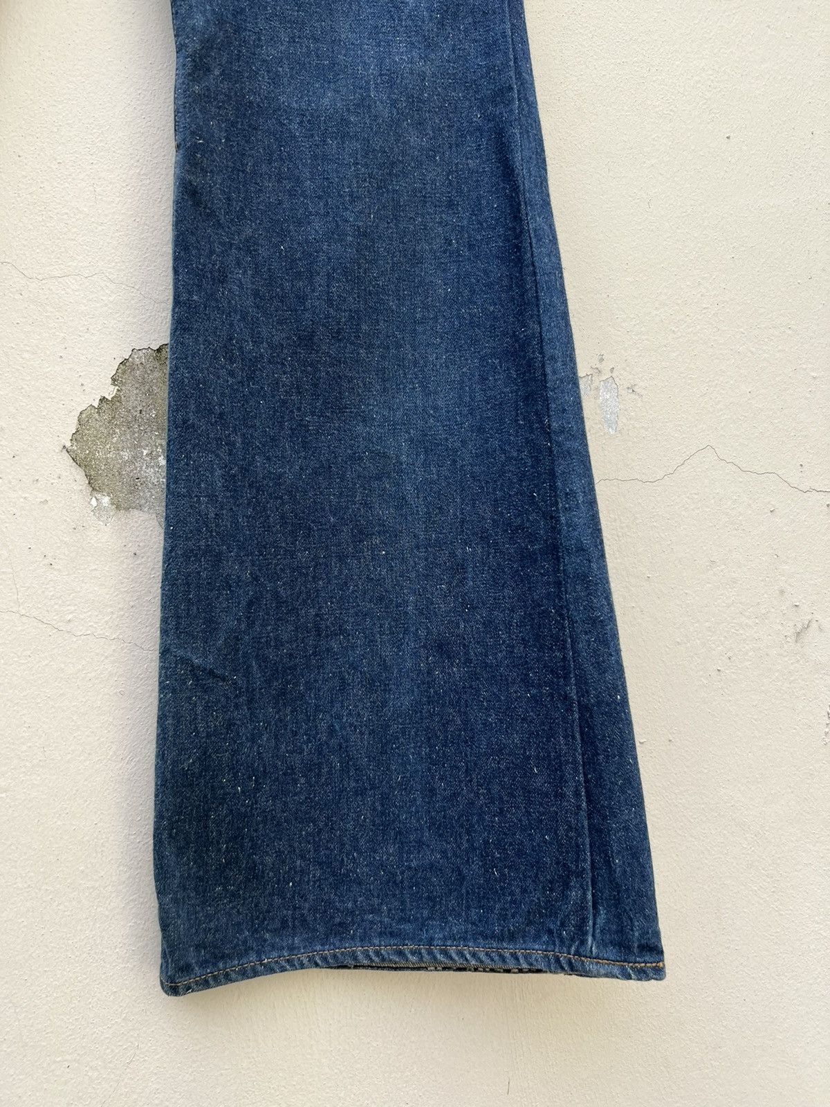Vintage Super Flare VTG 70s Canton X-West Sun Fade Blue Denim Jeans Size US 31 - 9 Thumbnail