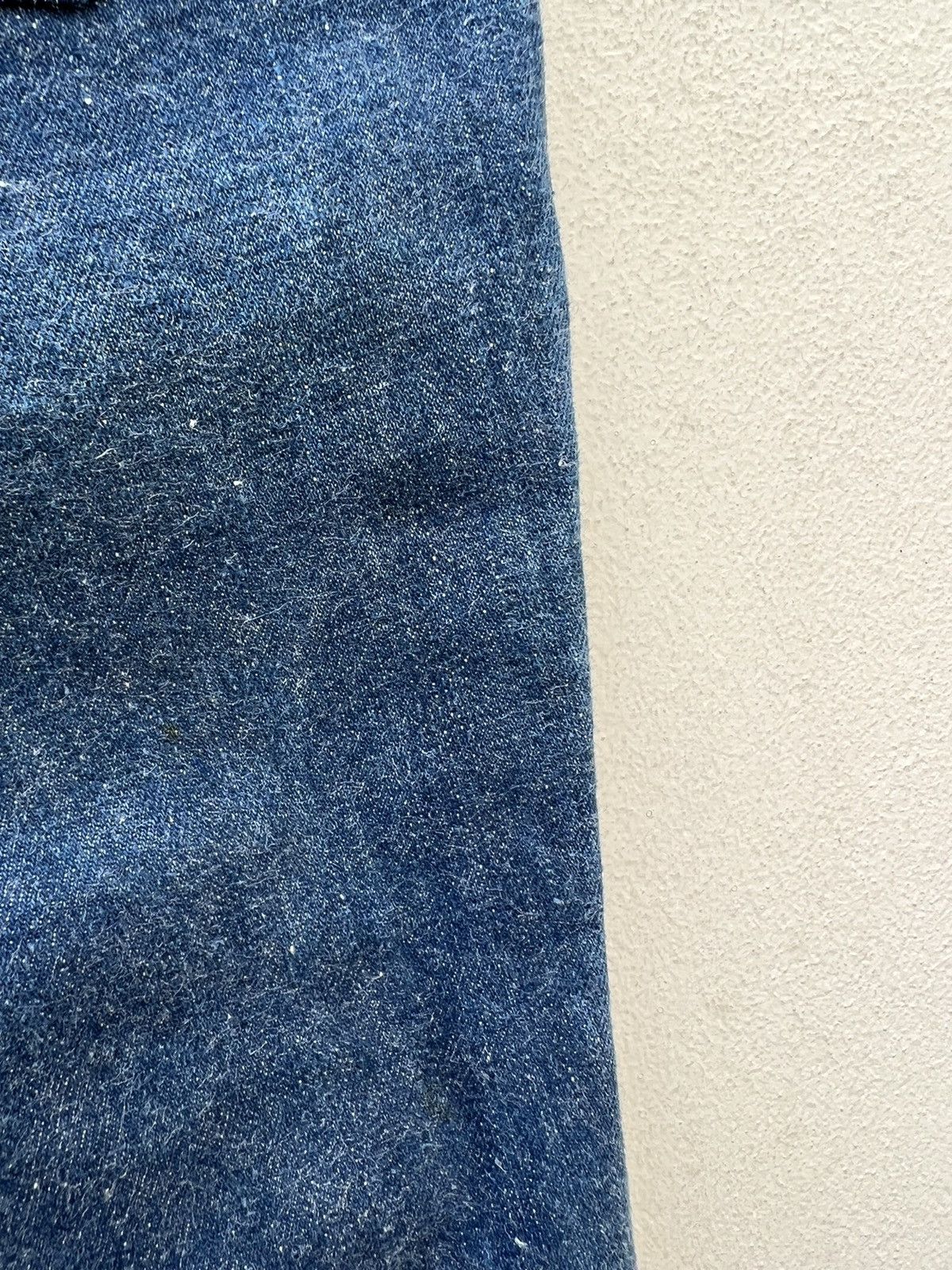 Vintage Super Flare VTG 70s Canton X-West Sun Fade Blue Denim Jeans Size US 31 - 16 Thumbnail