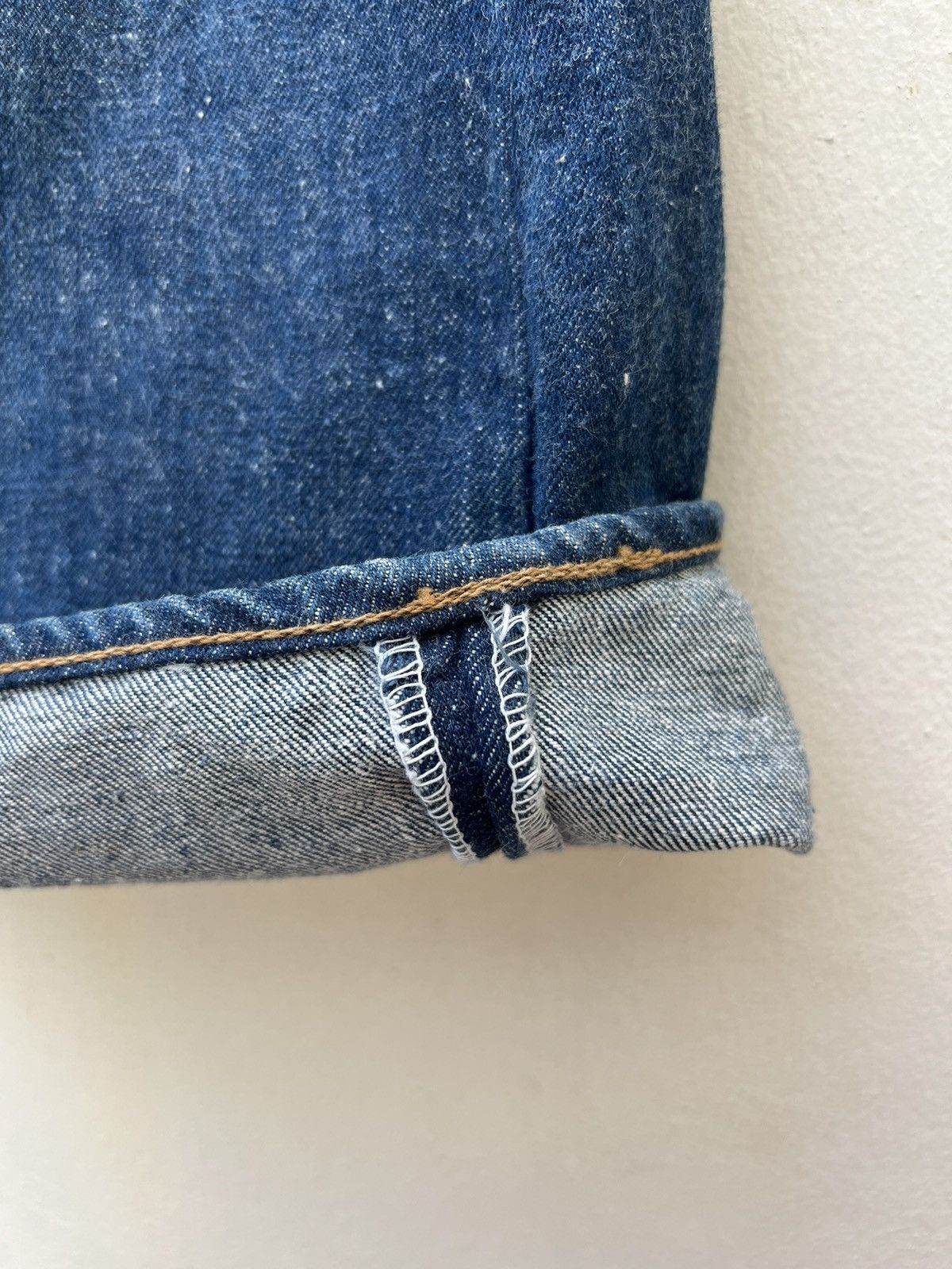 Vintage Super Flare VTG 70s Canton X-West Sun Fade Blue Denim Jeans Size US 31 - 10 Thumbnail