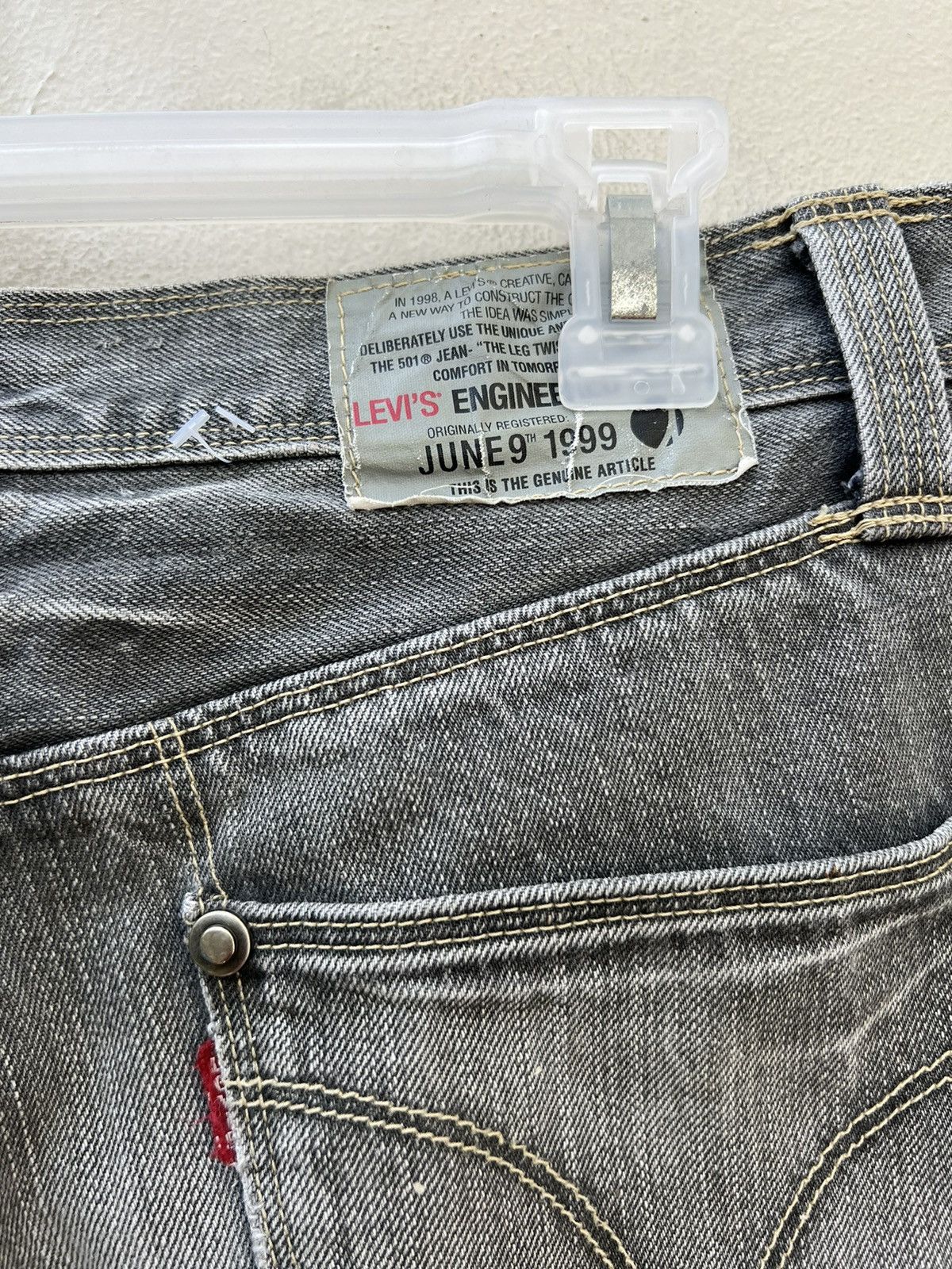 Japanese Brand × Levi's Vintage 2004 Levi’s Engineered Japan Fade Black Denim Jeans Size US 30 / EU 46 - 14 Thumbnail