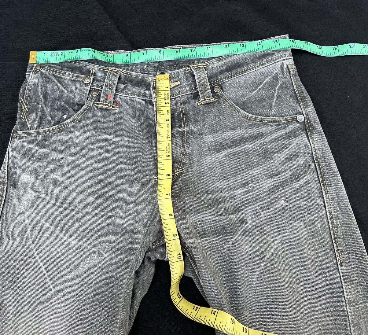 Japanese Brand × Levi's Vintage 2004 Levi’s Engineered Japan Fade Black Denim Jeans Size US 30 / EU 46 - 20 Thumbnail