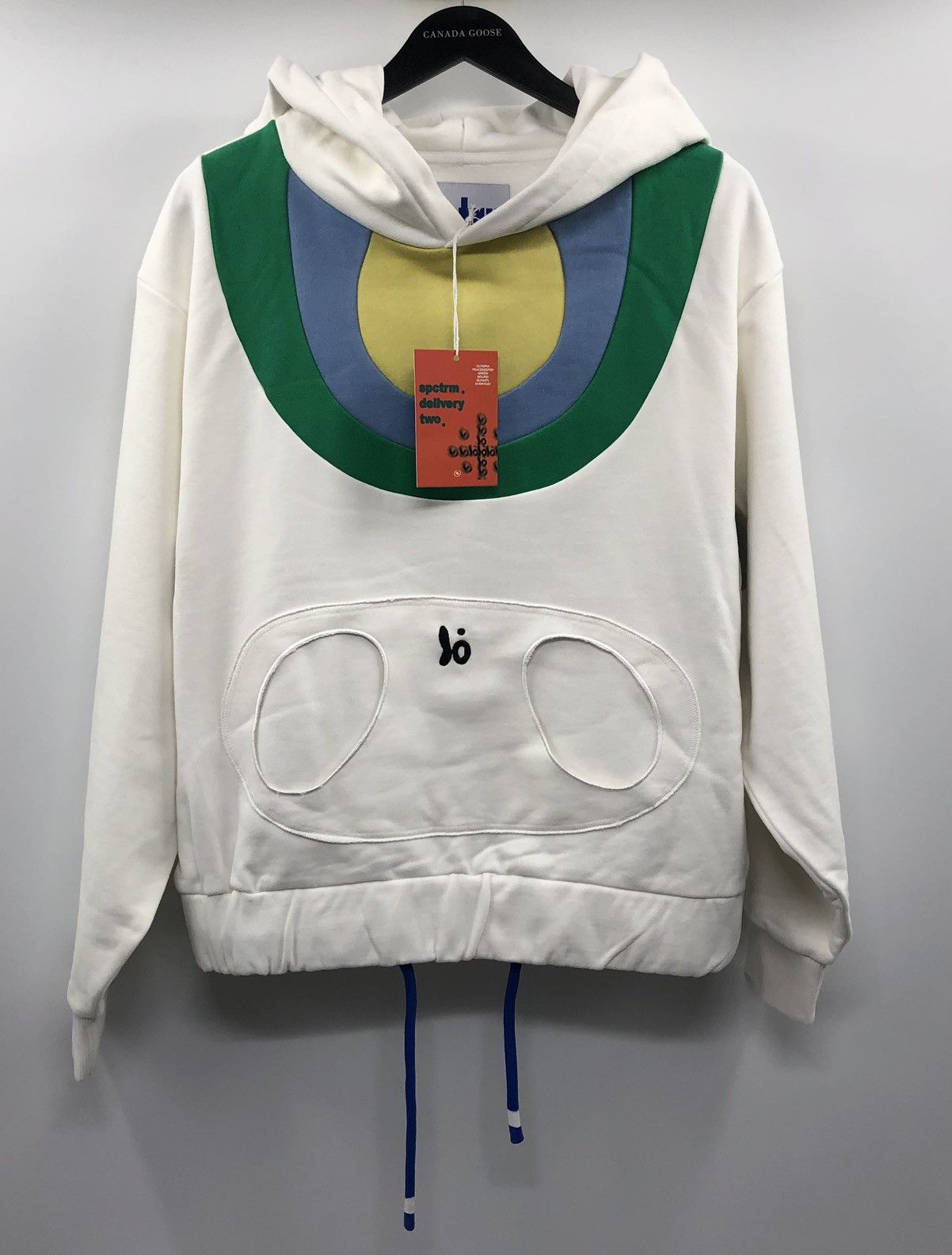 Bad Son Badson Spctrm Bound White Hoodie Large Size US L / EU 52-54 / 3 - 10 Thumbnail