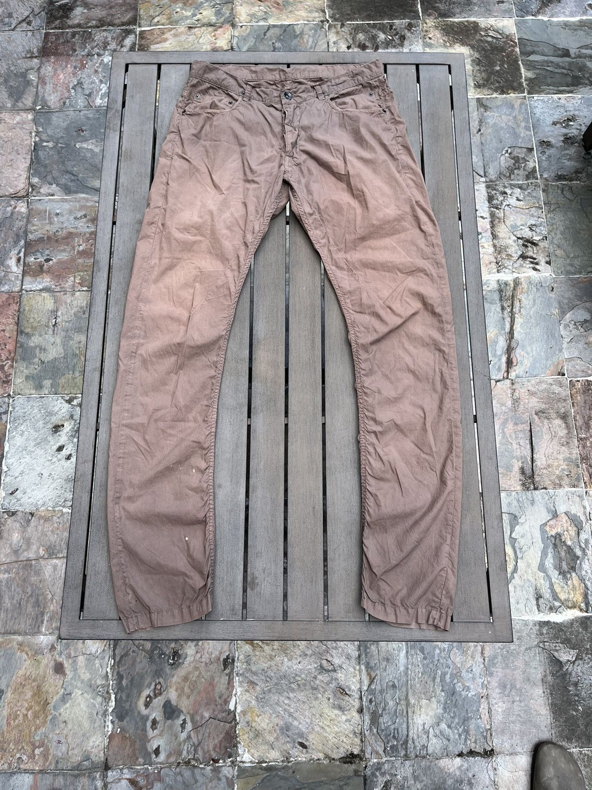 Rick Owens Rick Owens DNA DUST brown pants Size US 30 / EU 46 - 1 Thumbnail