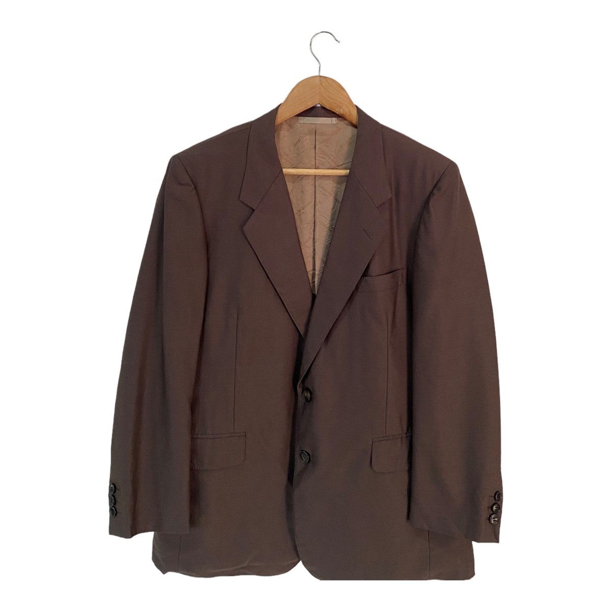 Balmain × Pierre Balmain PIERRE BALMAIN METALLIC BROWN LUXURY DESIGN BLAZER COAT Size US S / EU 44-46 / 1 - 6 Thumbnail