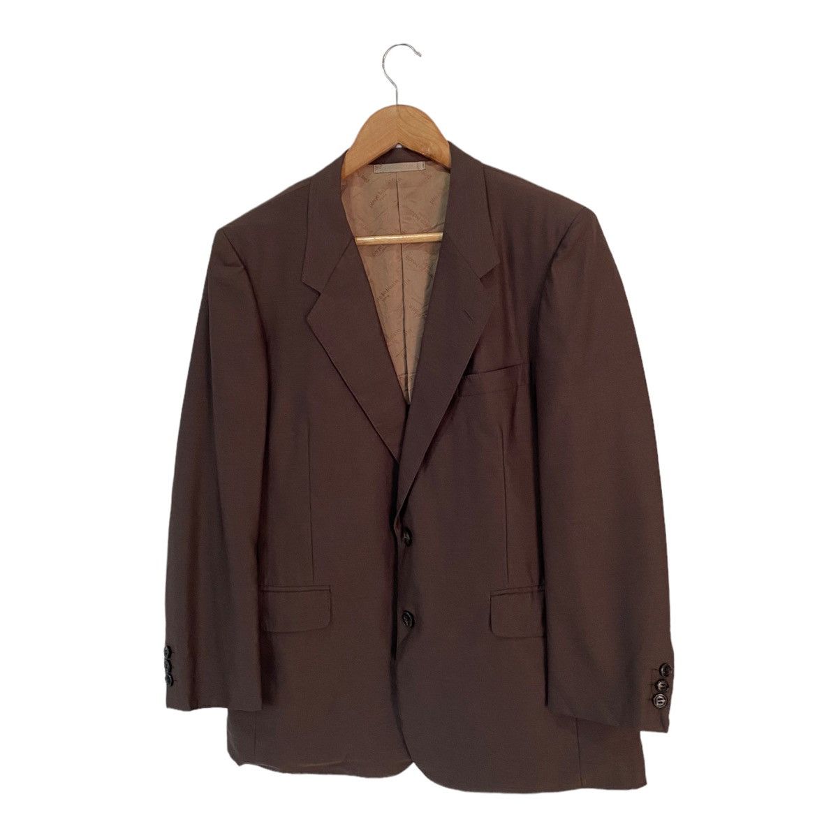 Balmain × Pierre Balmain PIERRE BALMAIN METALLIC BROWN LUXURY DESIGN BLAZER COAT Size US S / EU 44-46 / 1 - 4 Thumbnail