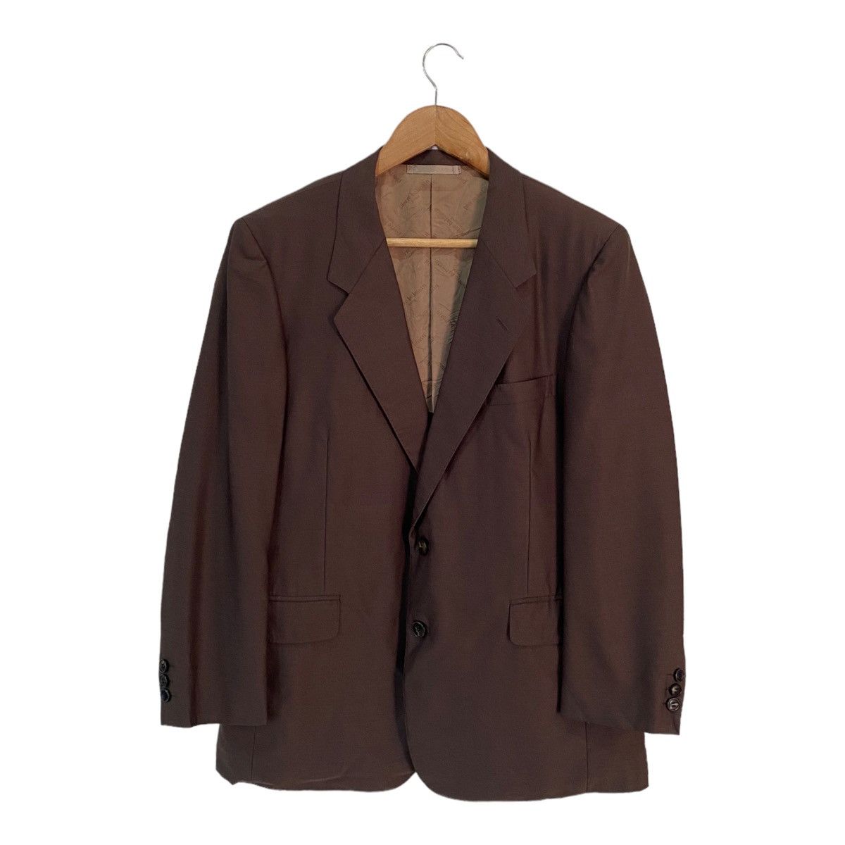 Balmain × Pierre Balmain PIERRE BALMAIN METALLIC BROWN LUXURY DESIGN BLAZER COAT Size US S / EU 44-46 / 1 - 1 Thumbnail