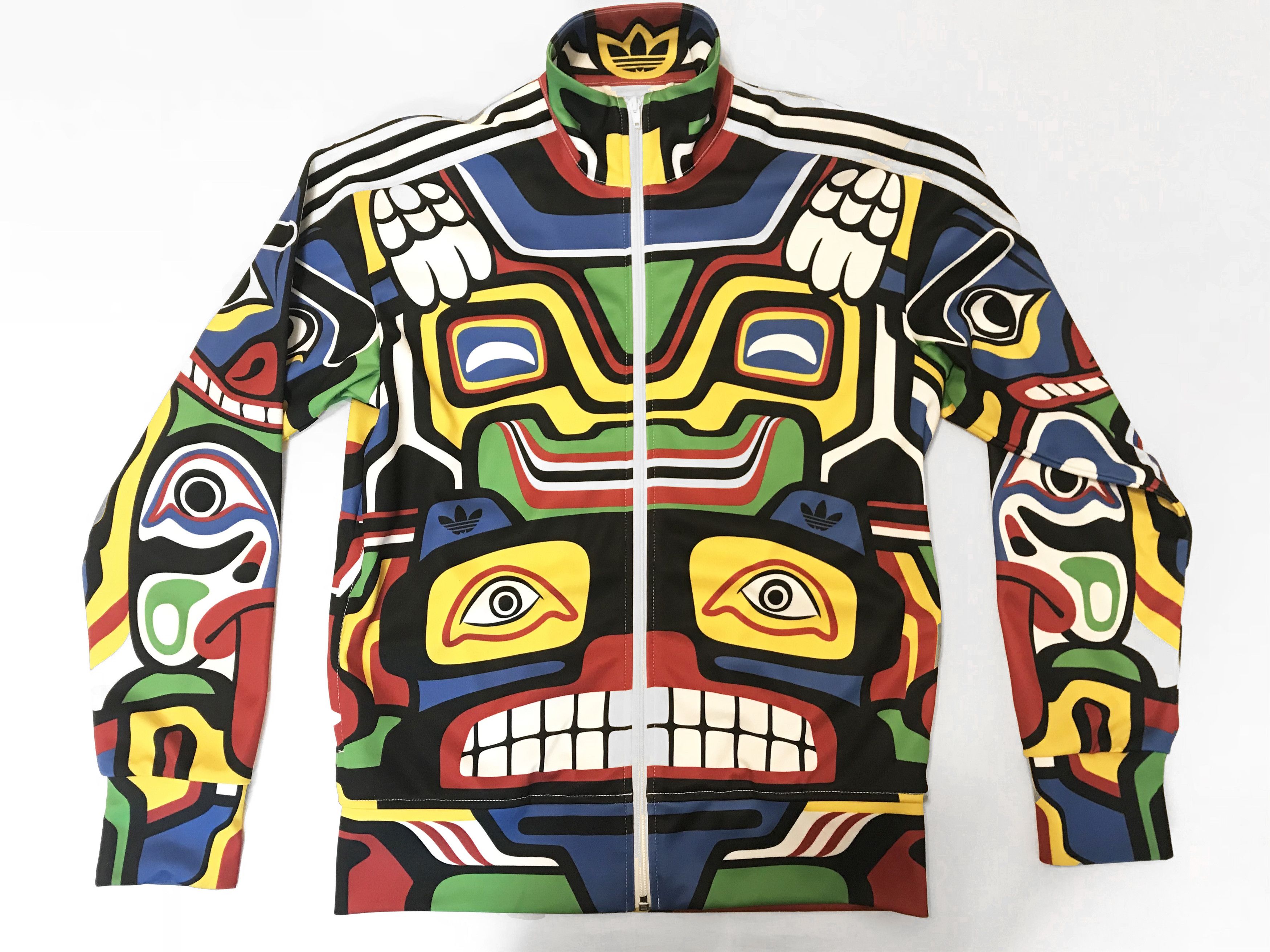 Sui Apariencia encuentro Jeremy Scott Jeremy Scott X Adidas Totem Print Track Jacket | Grailed