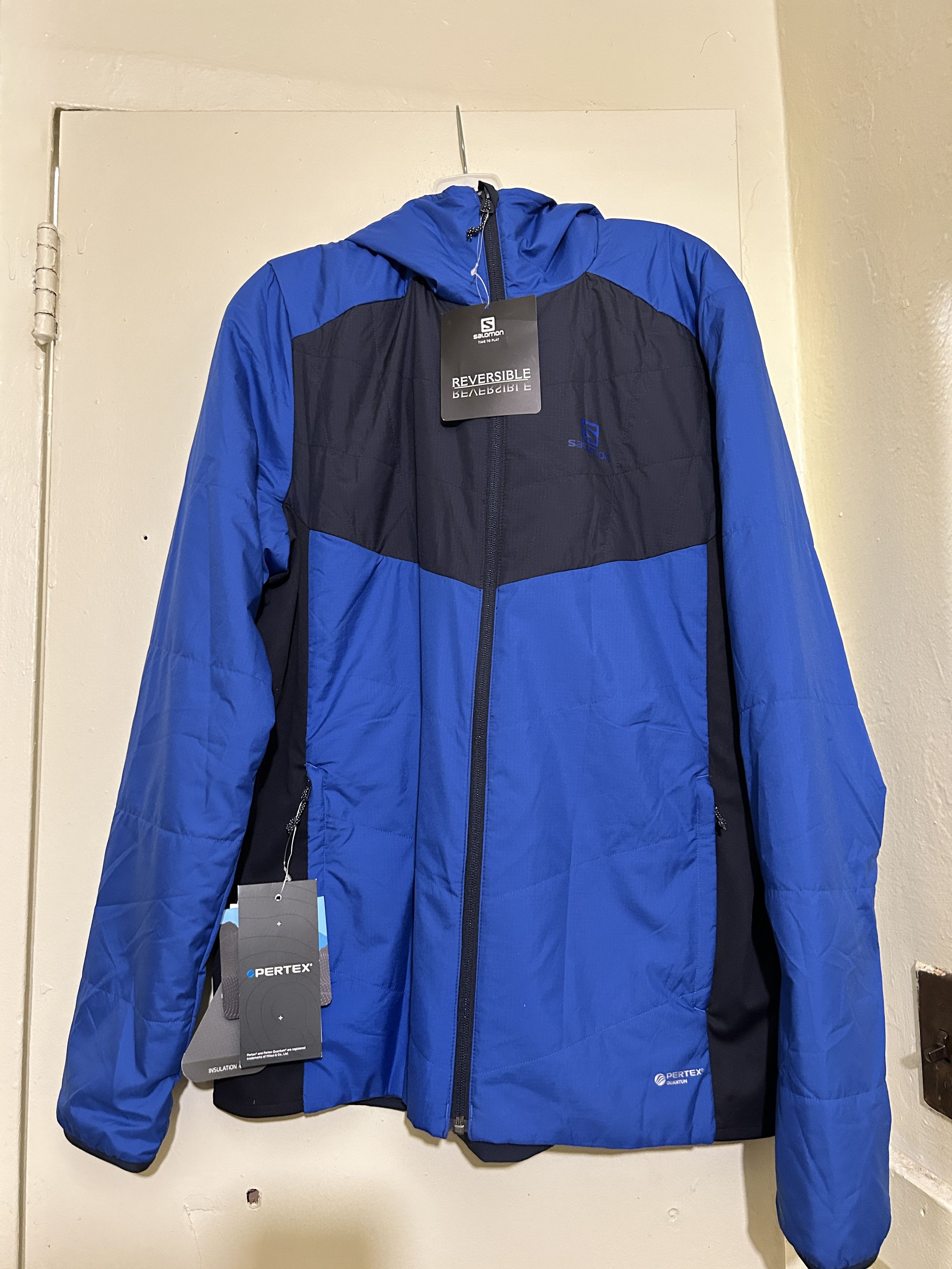 Salomon SALOMON Drifter Mid Hoodie Reversible Jacket Size US L / EU 52-54 / 3 - 1 Thumbnail