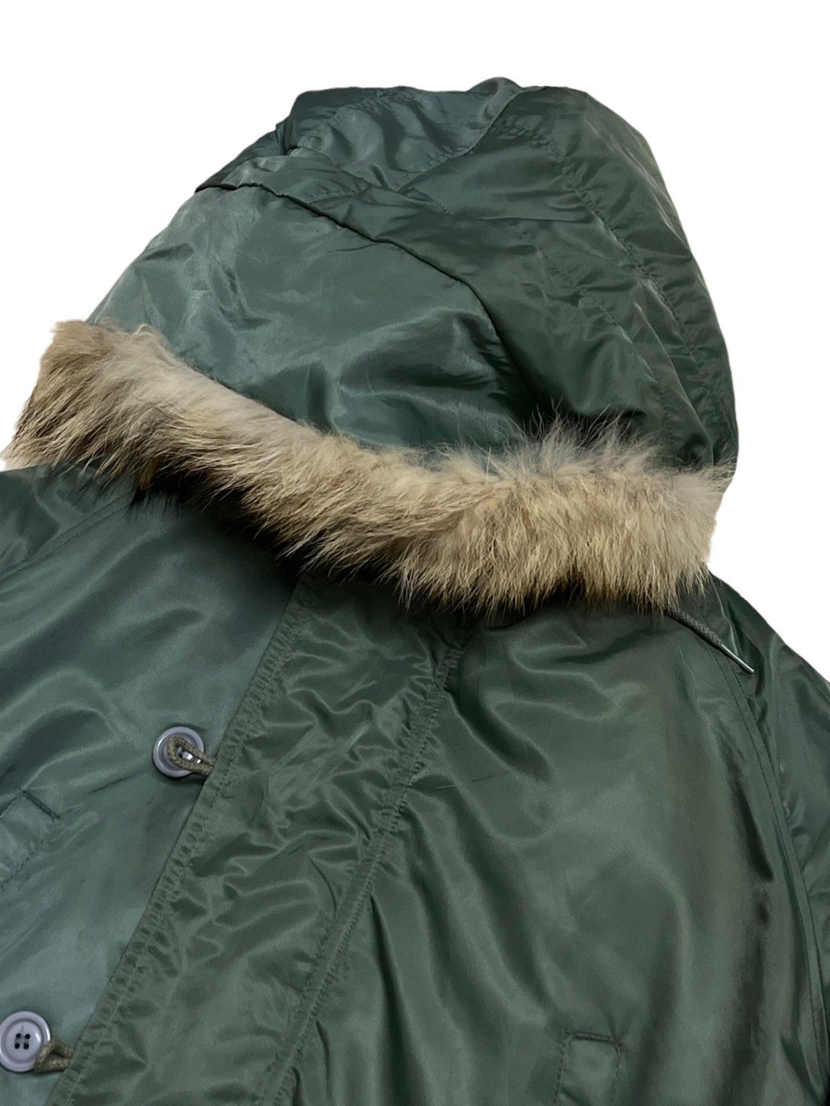 Vintage Usa Parka Extreme Cold Type N-3 Hoodies Mohair