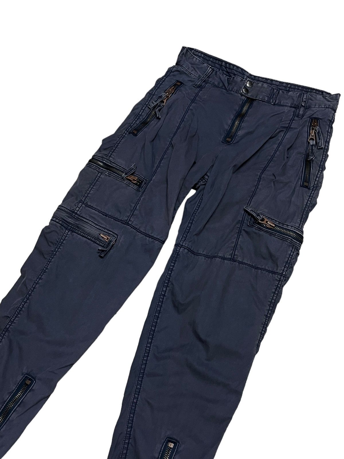 Beauty Beast × Japanese Brand Japan Designer Oragle Hypebeast Cargo Multizip Pant Size US 30 / EU 46 - 2 Thumbnail