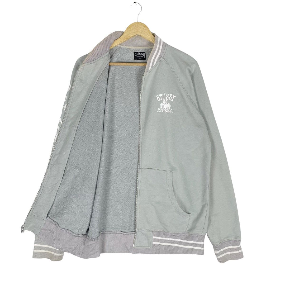 Stussy 🔥STUSSY Global Roots Zipper Sweatshirt Size US L / EU 52-54 / 3 - 3 Thumbnail