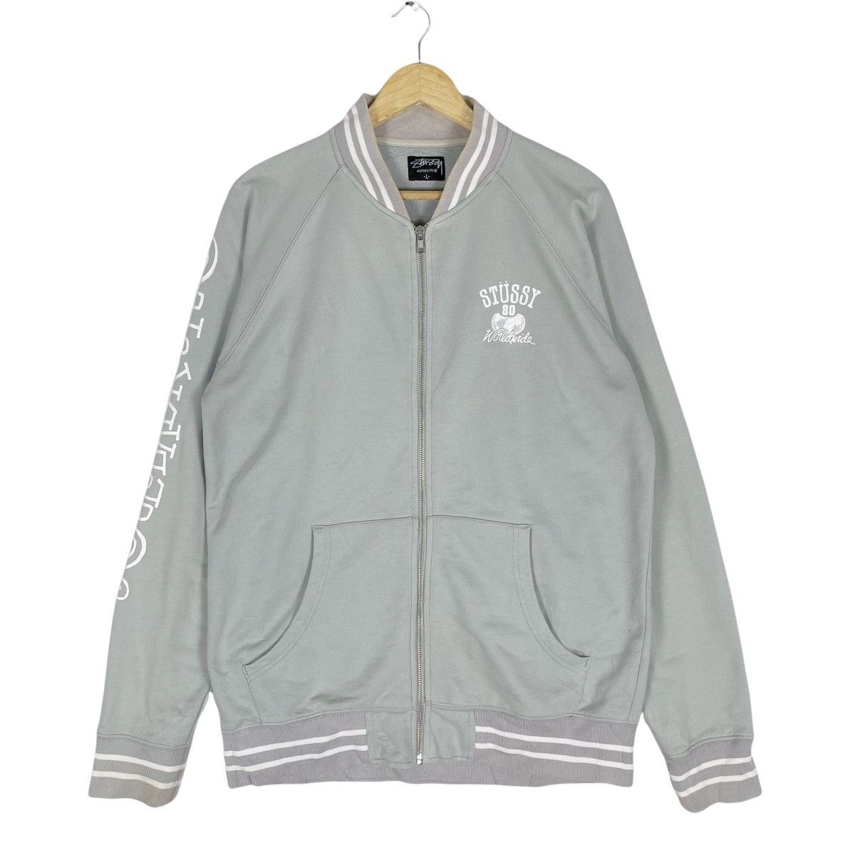 Stussy 🔥STUSSY Global Roots Zipper Sweatshirt Size US L / EU 52-54 / 3 - 2 Thumbnail