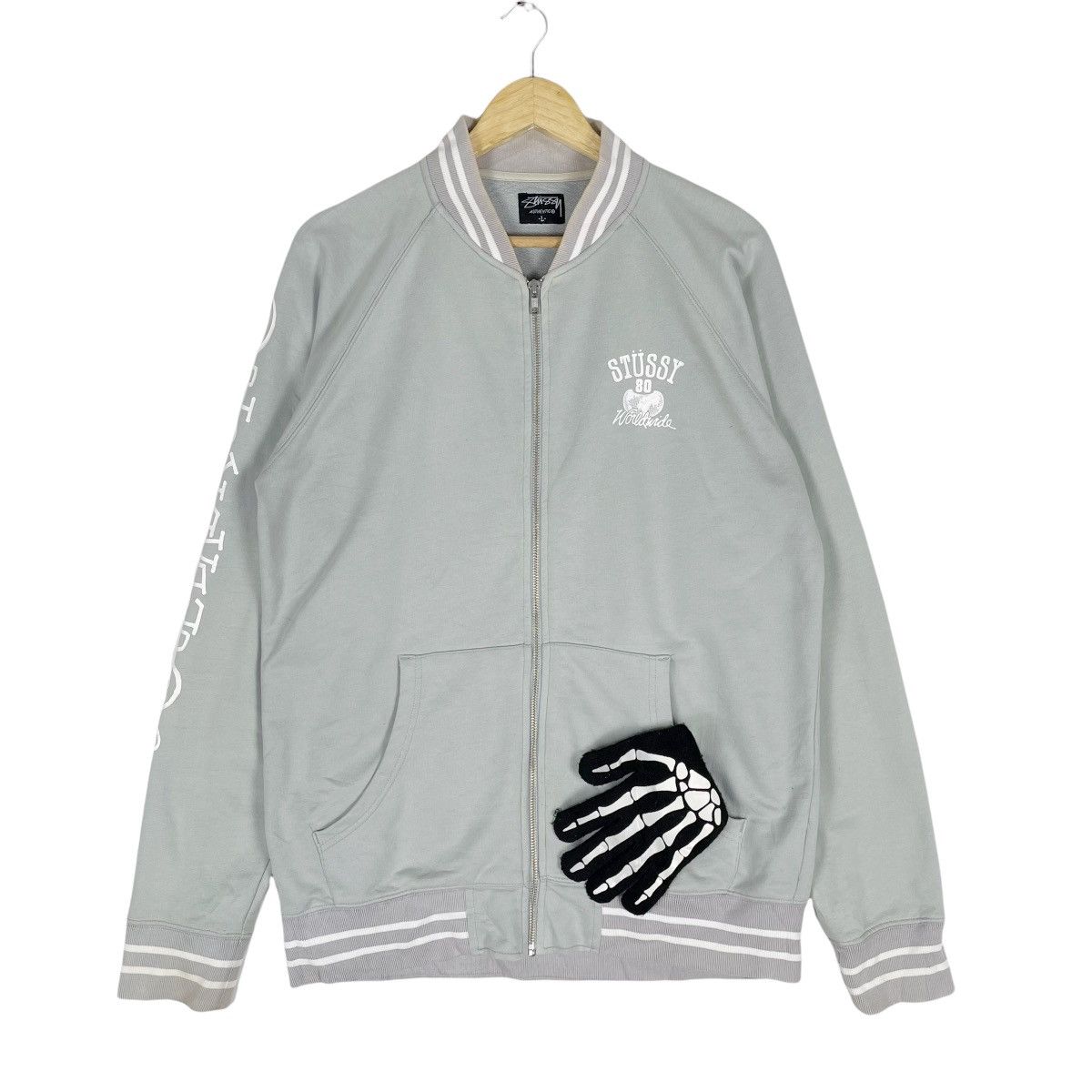 Stussy 🔥STUSSY Global Roots Zipper Sweatshirt Size US L / EU 52-54 / 3 - 1 Thumbnail