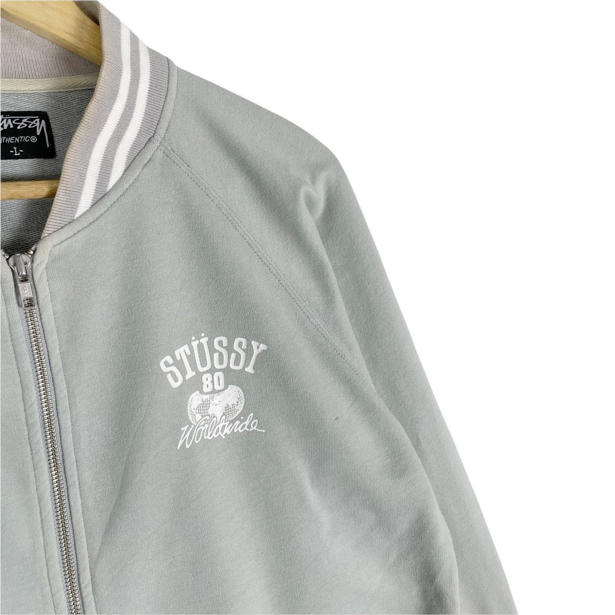 Stussy 🔥STUSSY Global Roots Zipper Sweatshirt Size US L / EU 52-54 / 3 - 6 Thumbnail