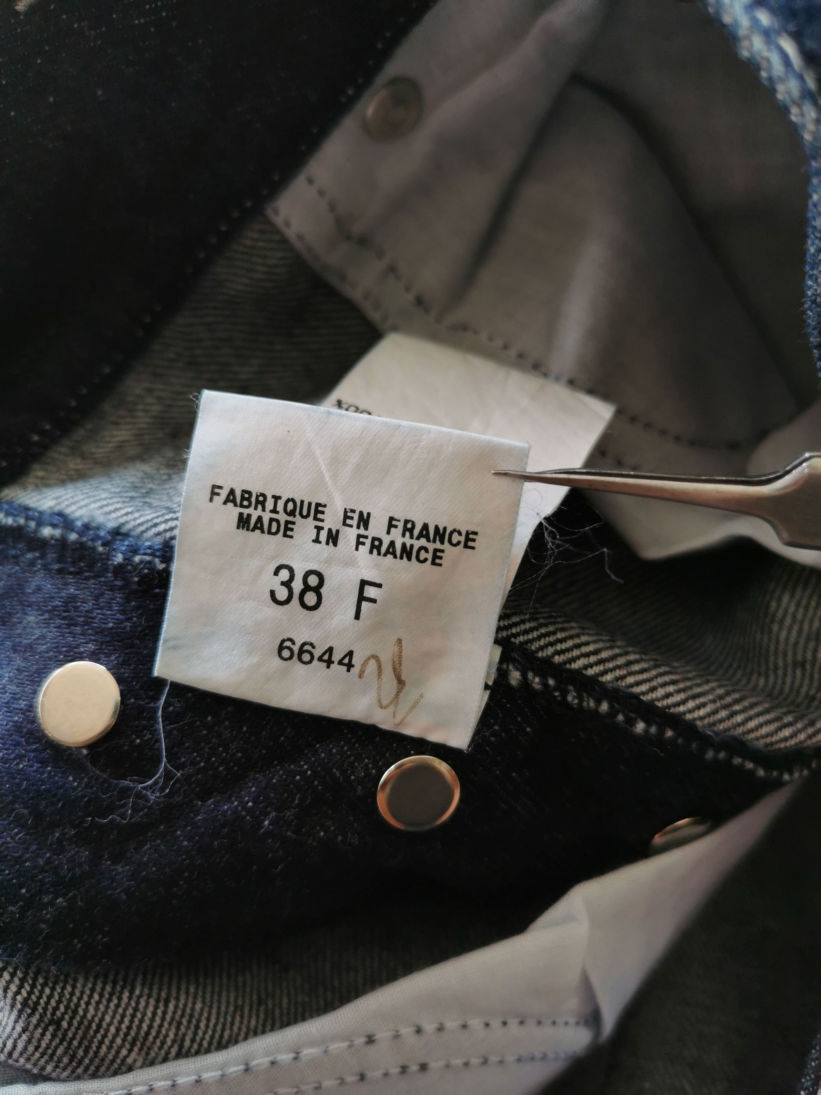 agnes b. Agnes B Dark Indigo Jeans Size US 29 - 3 Thumbnail