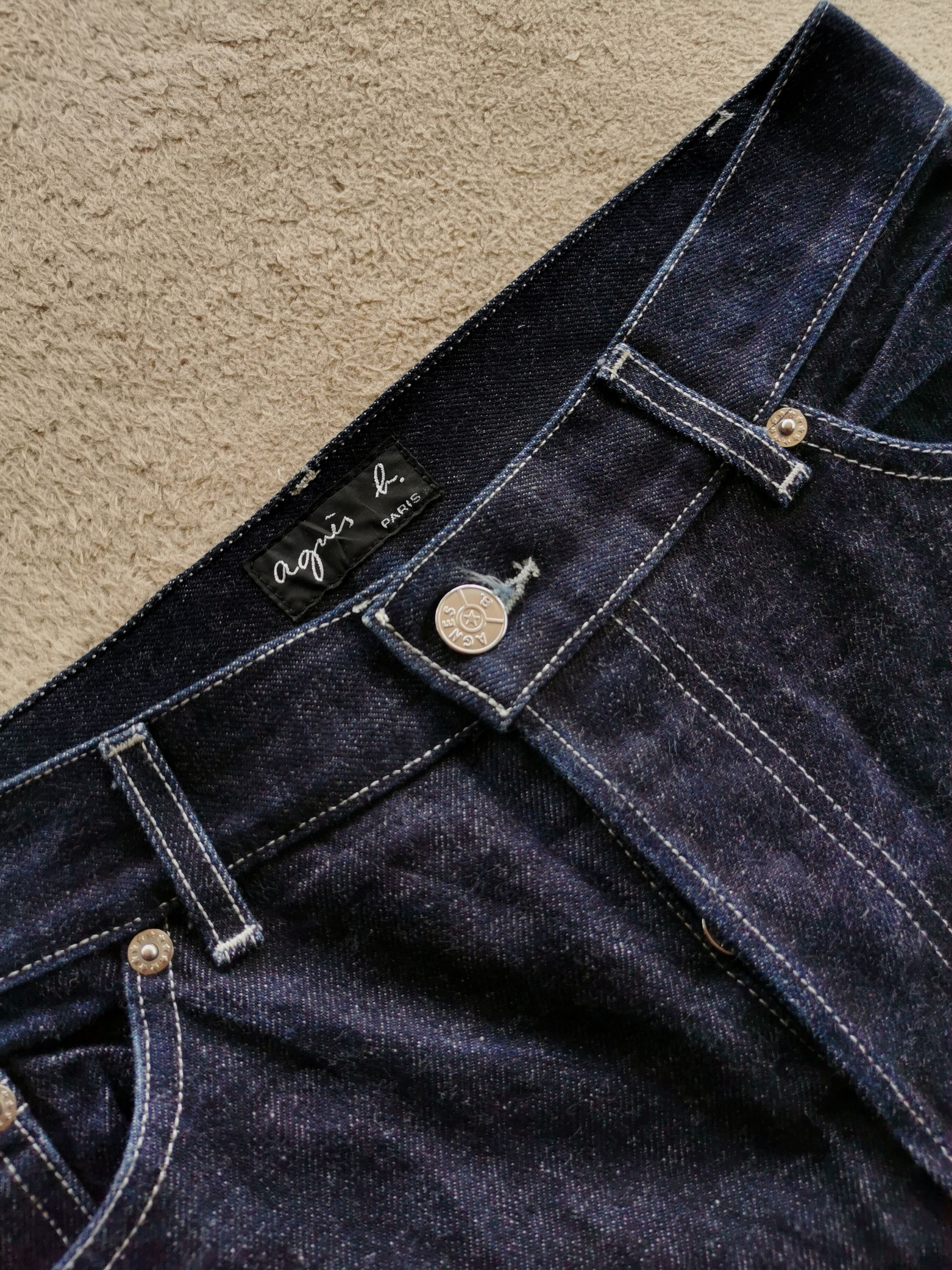 agnes b. Agnes B Dark Indigo Jeans Size US 29 - 2 Thumbnail