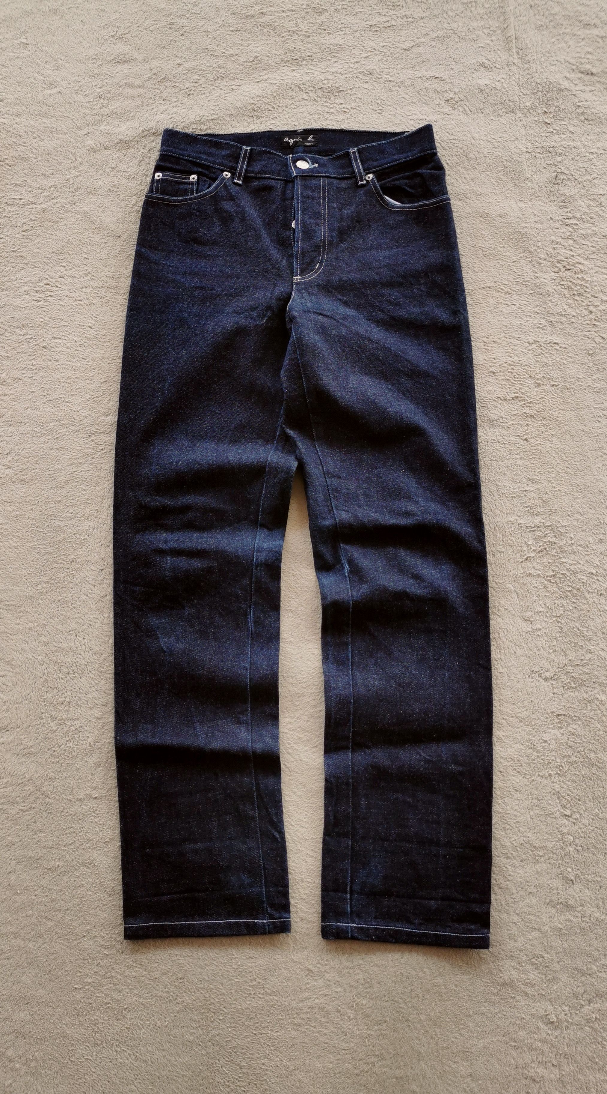 agnes b. Agnes B Dark Indigo Jeans Size US 29 - 4 Thumbnail