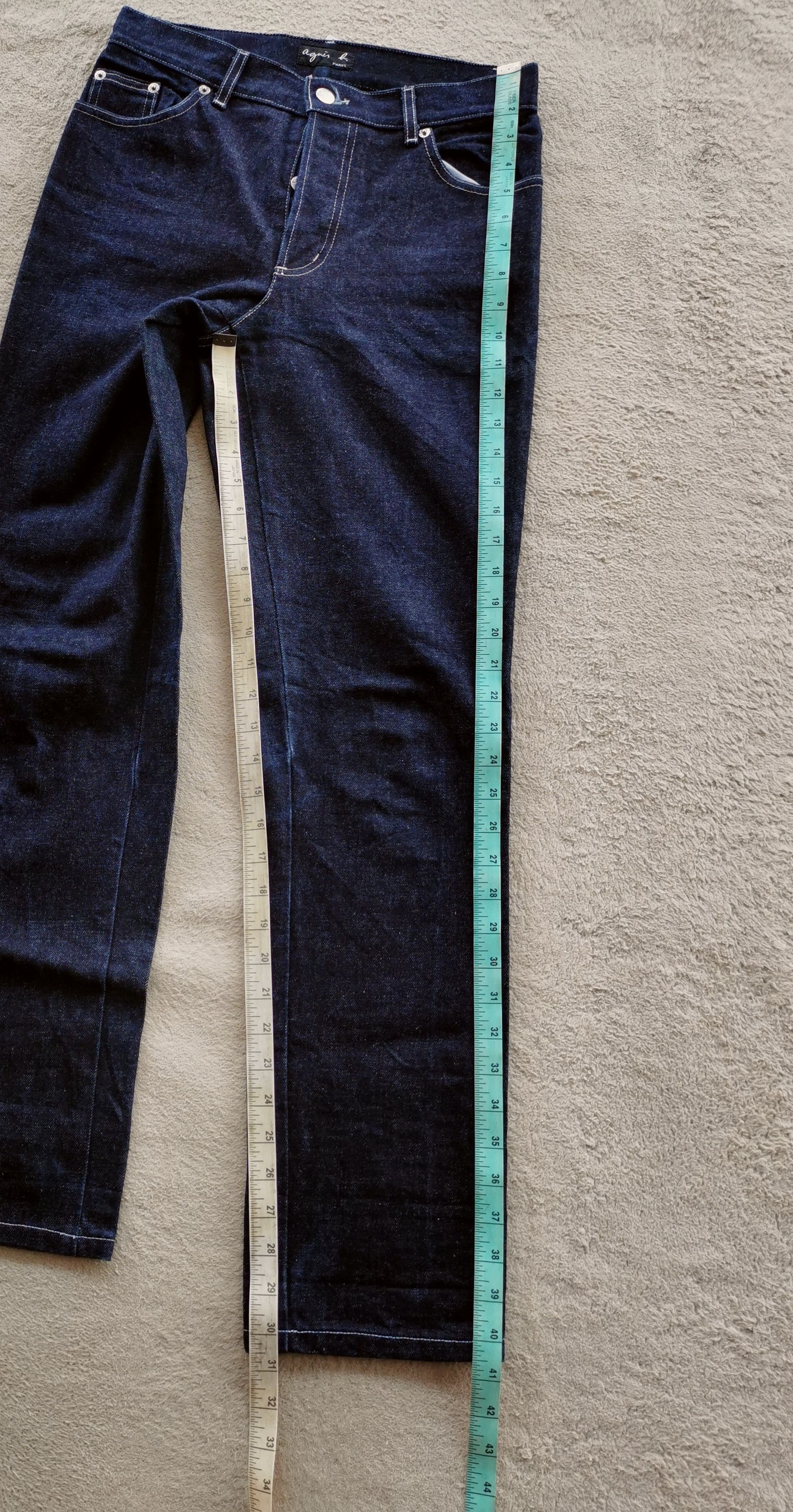 agnes b. Agnes B Dark Indigo Jeans Size US 29 - 10 Thumbnail